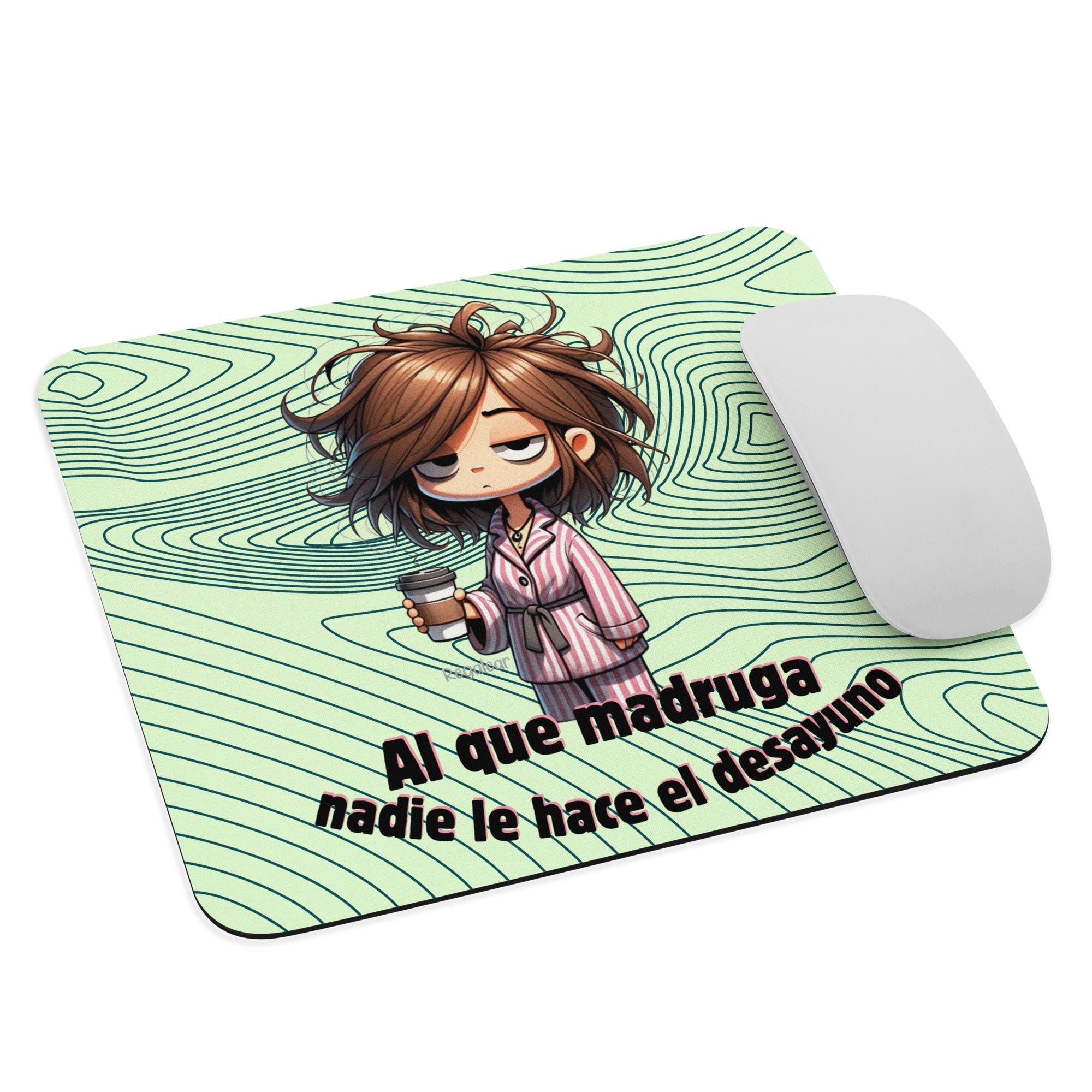 Alfombrilla raton Al que madruga