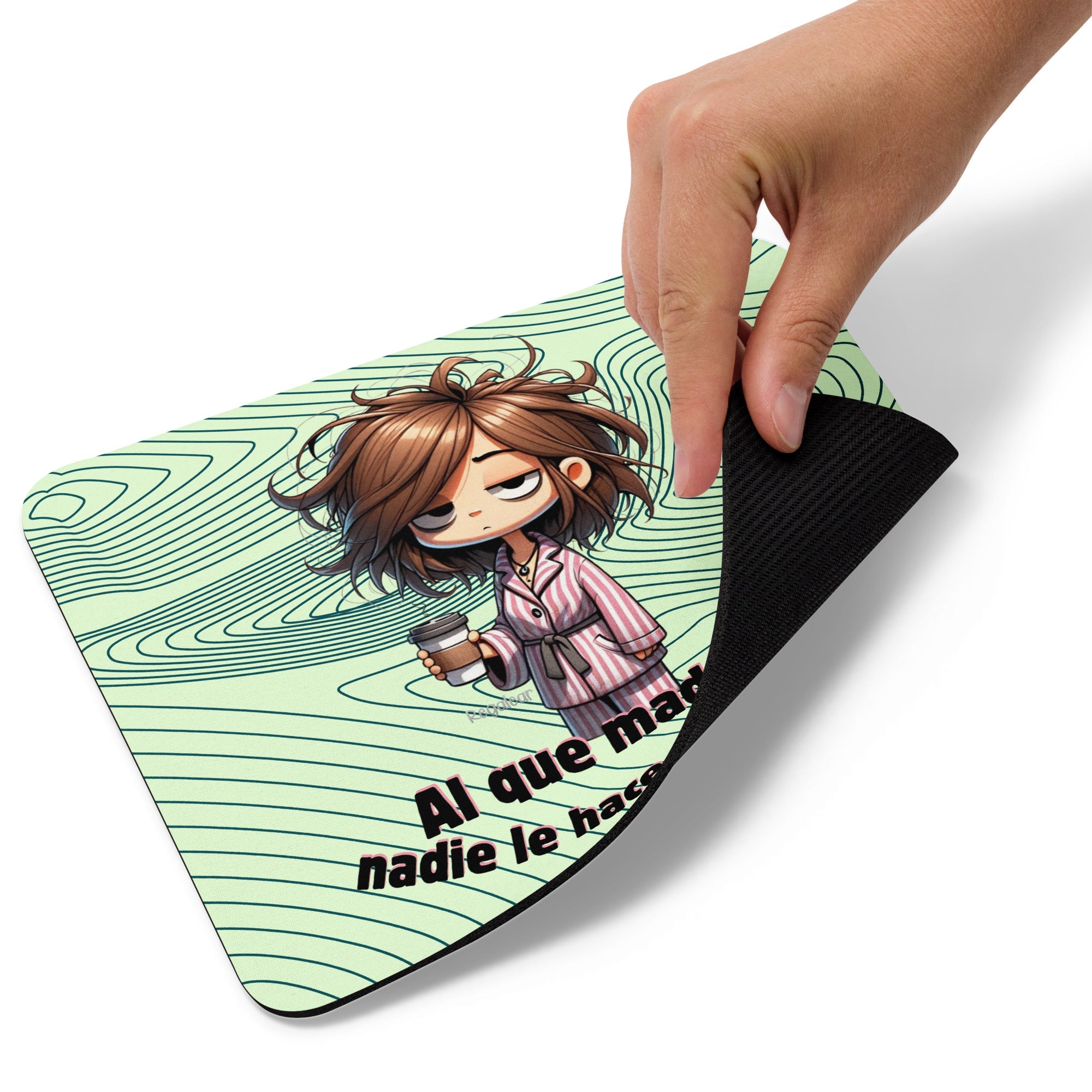 Alfombrilla raton Al que madruga