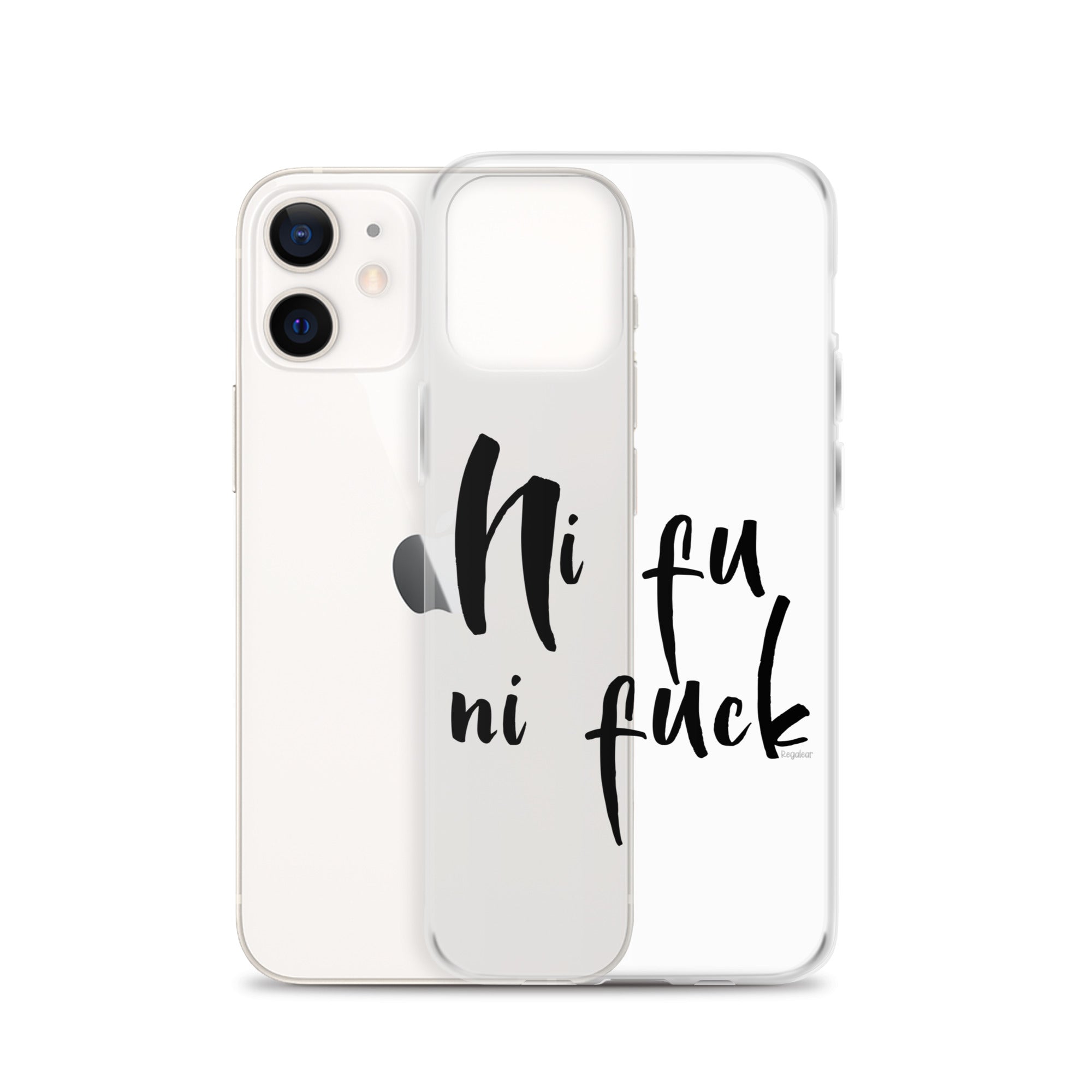Funda transparente IPhone® Ni fu ni fuck