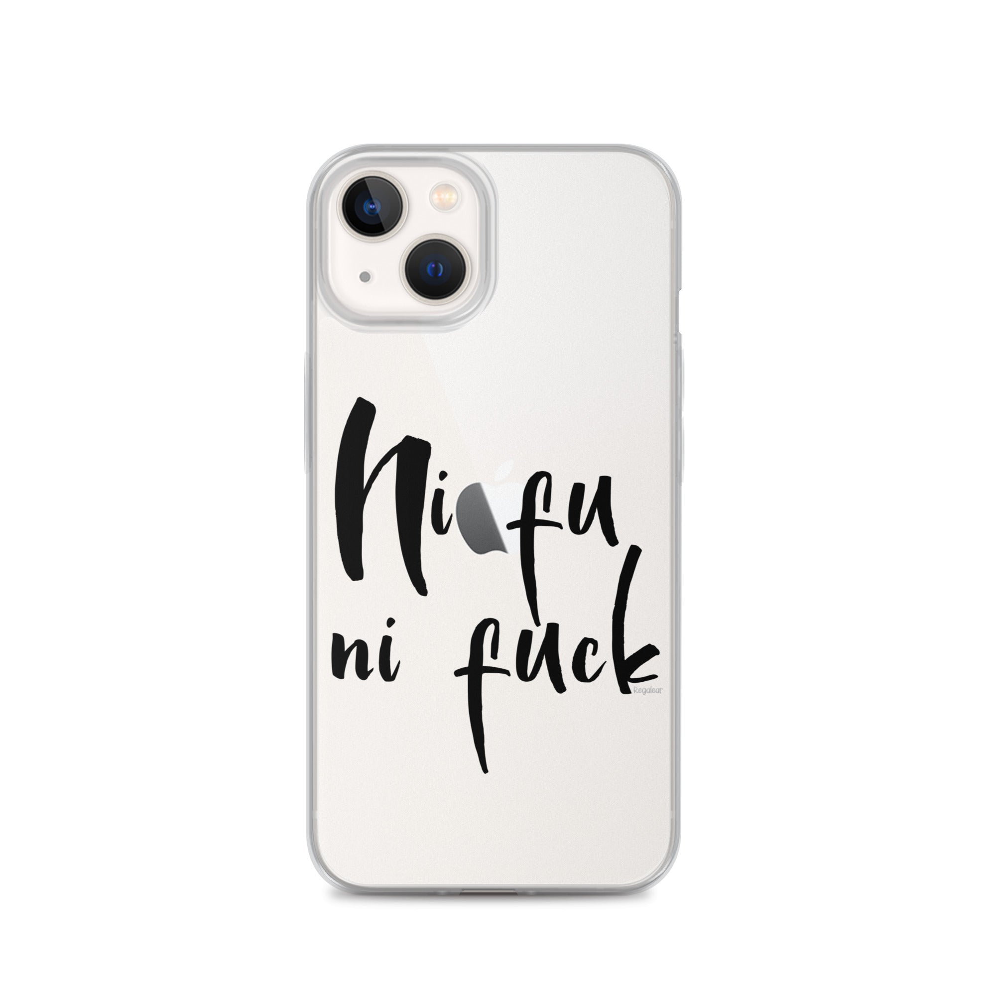 Funda transparente IPhone® Ni fu ni fuck