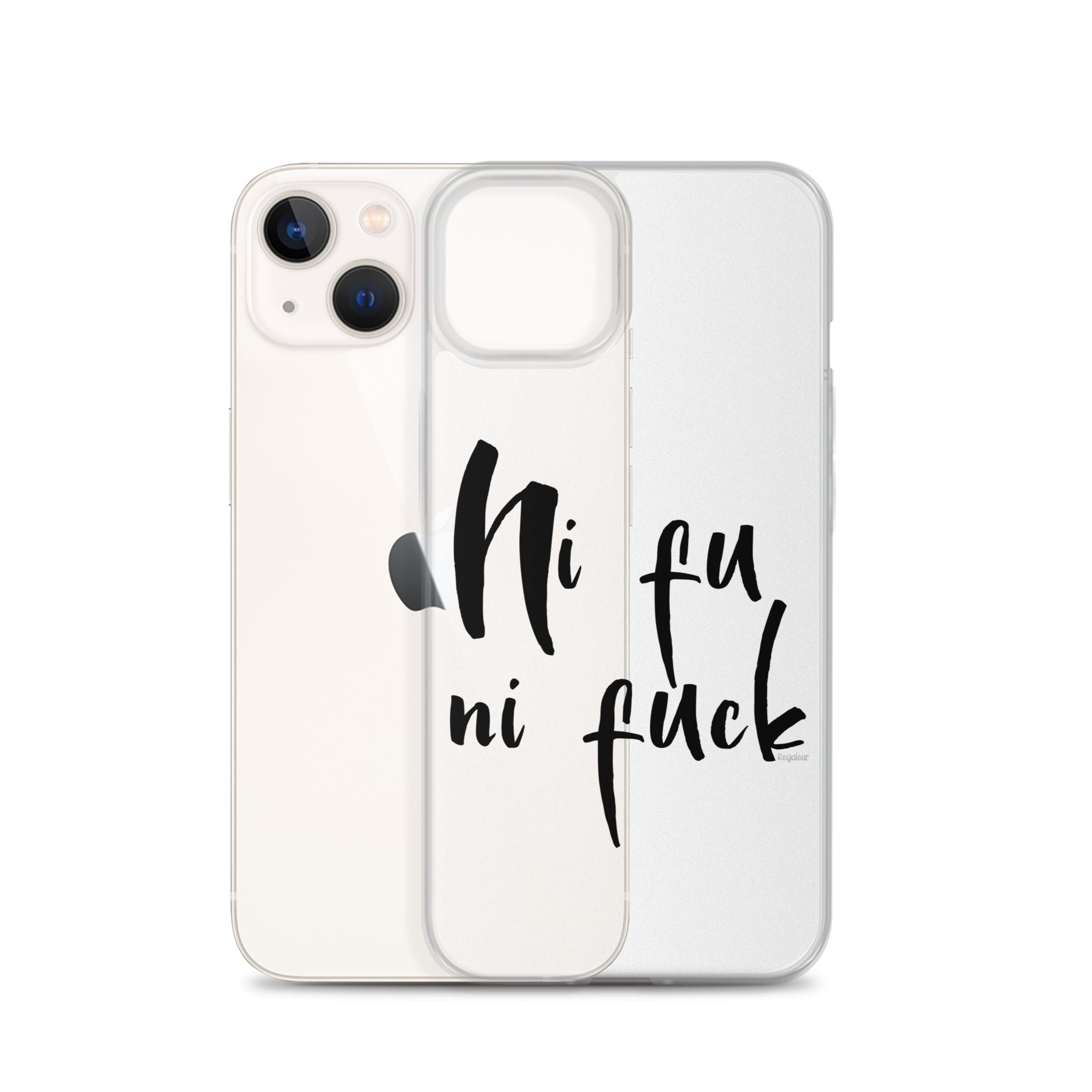 Funda transparente IPhone® Ni fu ni fuck