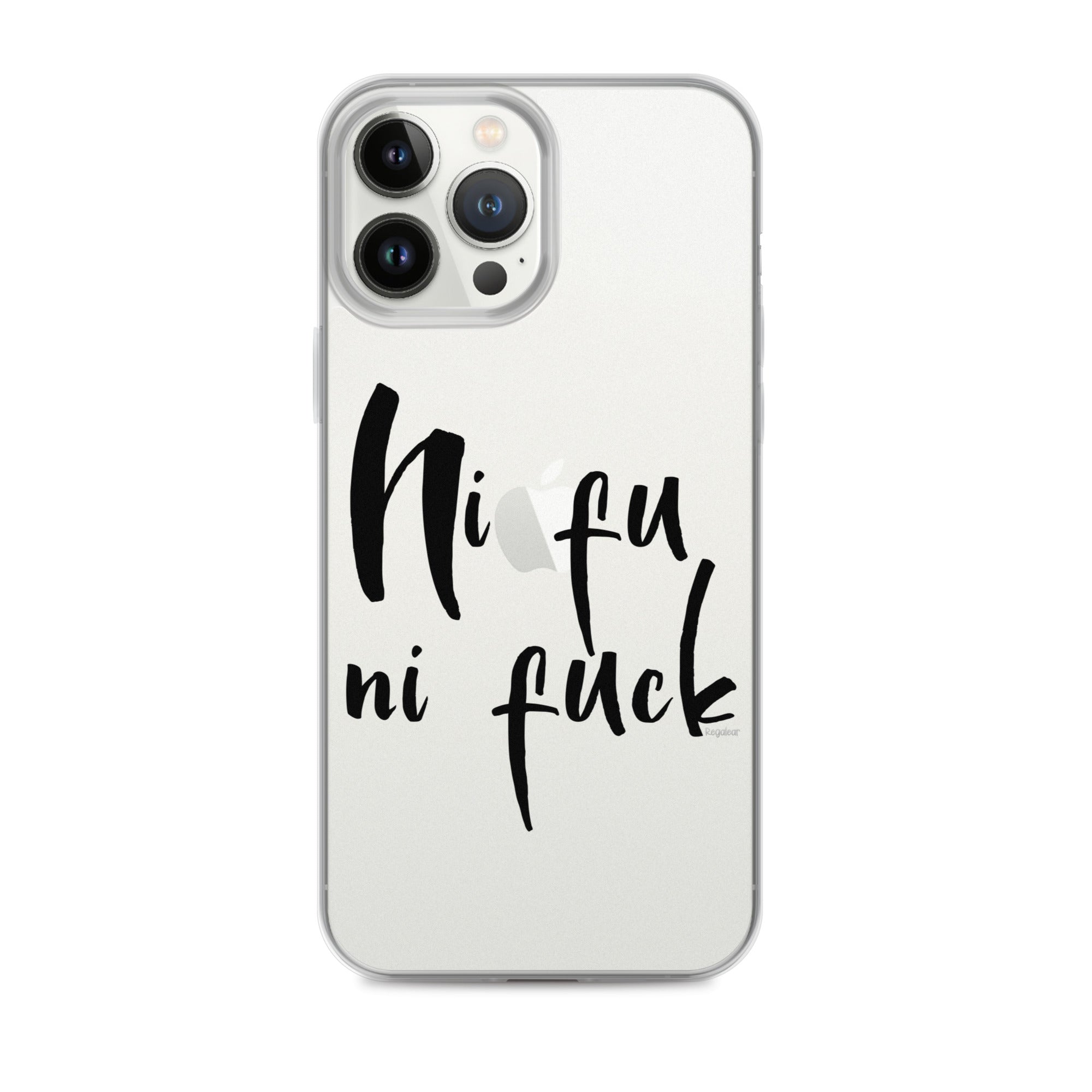 Funda transparente IPhone® Ni fu ni fuck