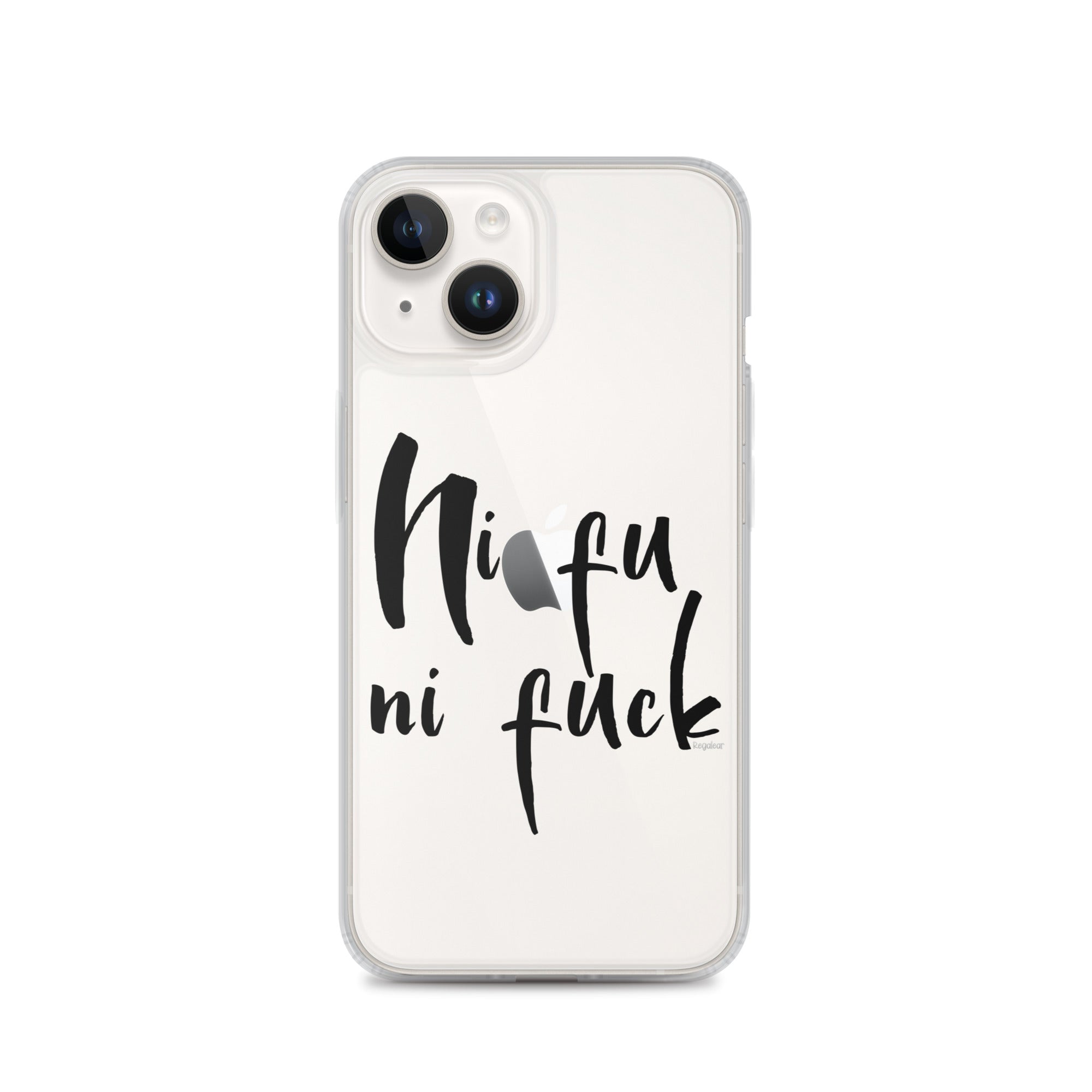 Funda transparente IPhone® Ni fu ni fuck