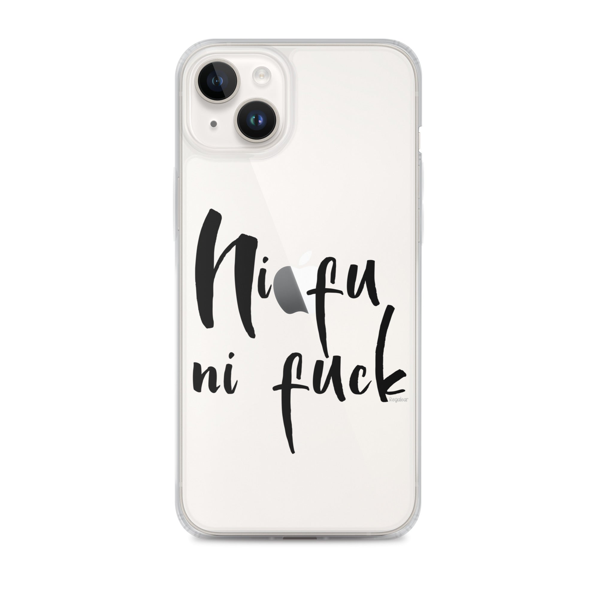 Funda transparente IPhone® Ni fu ni fuck