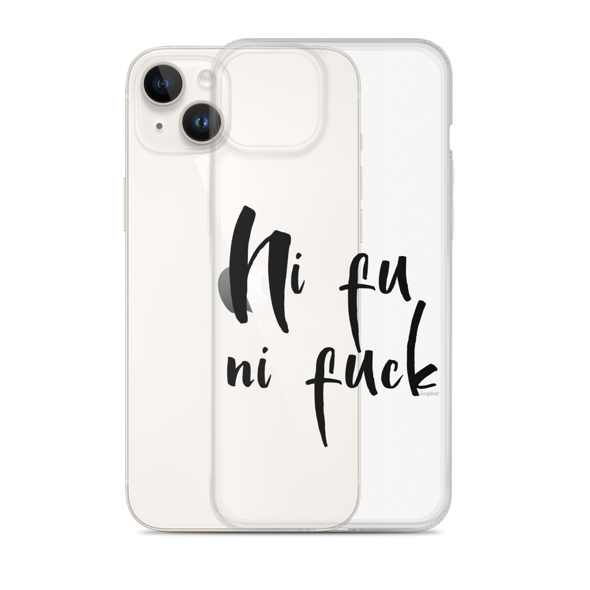 Funda transparente IPhone® Ni fu ni fuck
