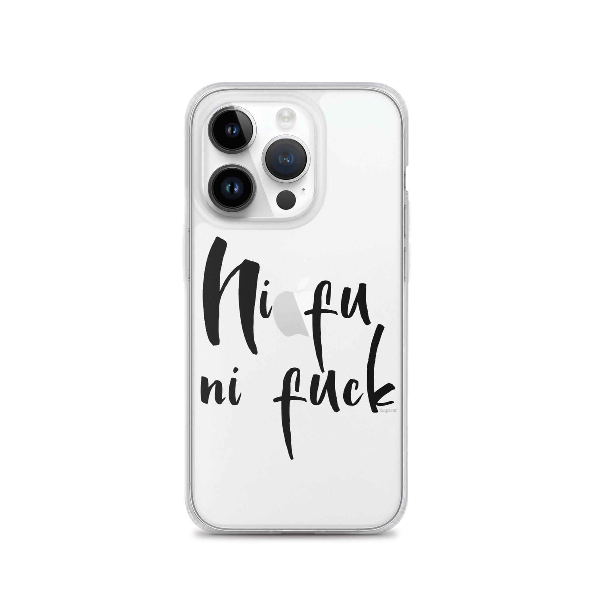 Funda transparente IPhone® Ni fu ni fuck
