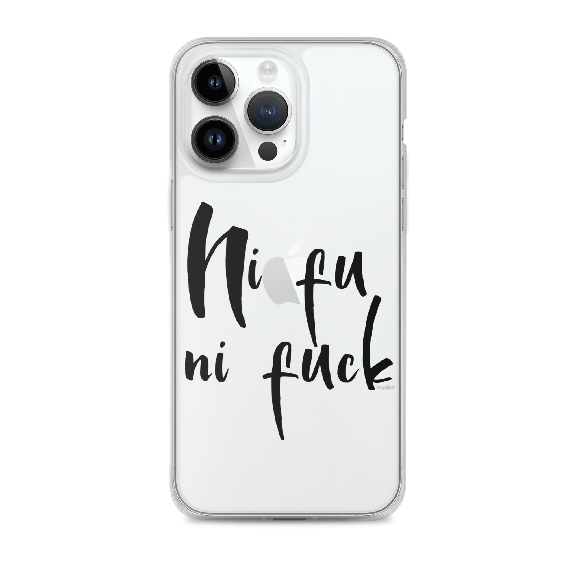 Funda transparente IPhone® Ni fu ni fuck
