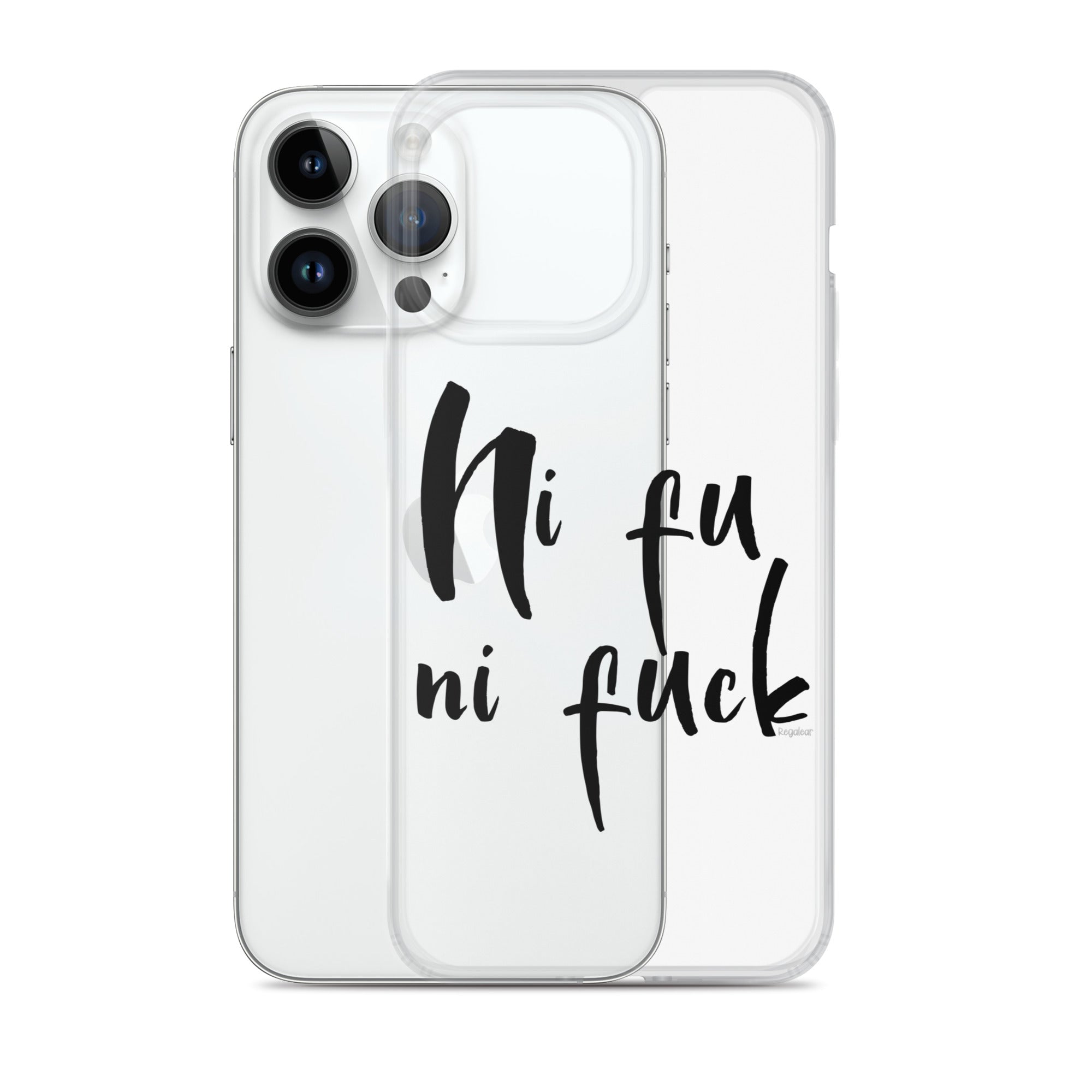 Funda transparente IPhone® Ni fu ni fuck