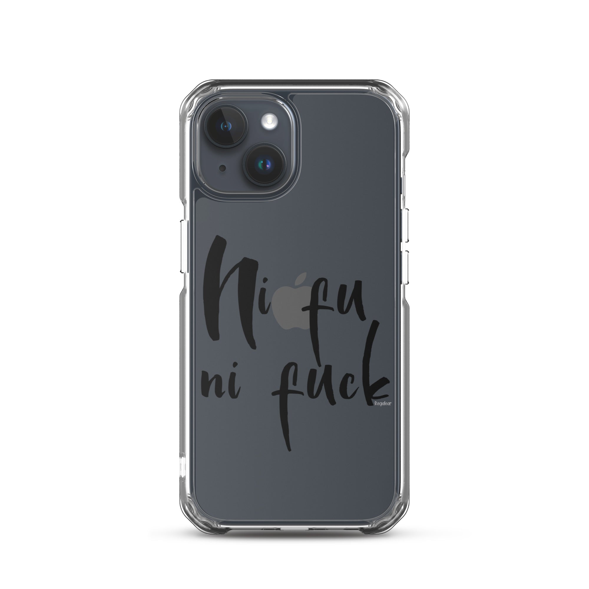 Funda transparente IPhone® Ni fu ni fuck
