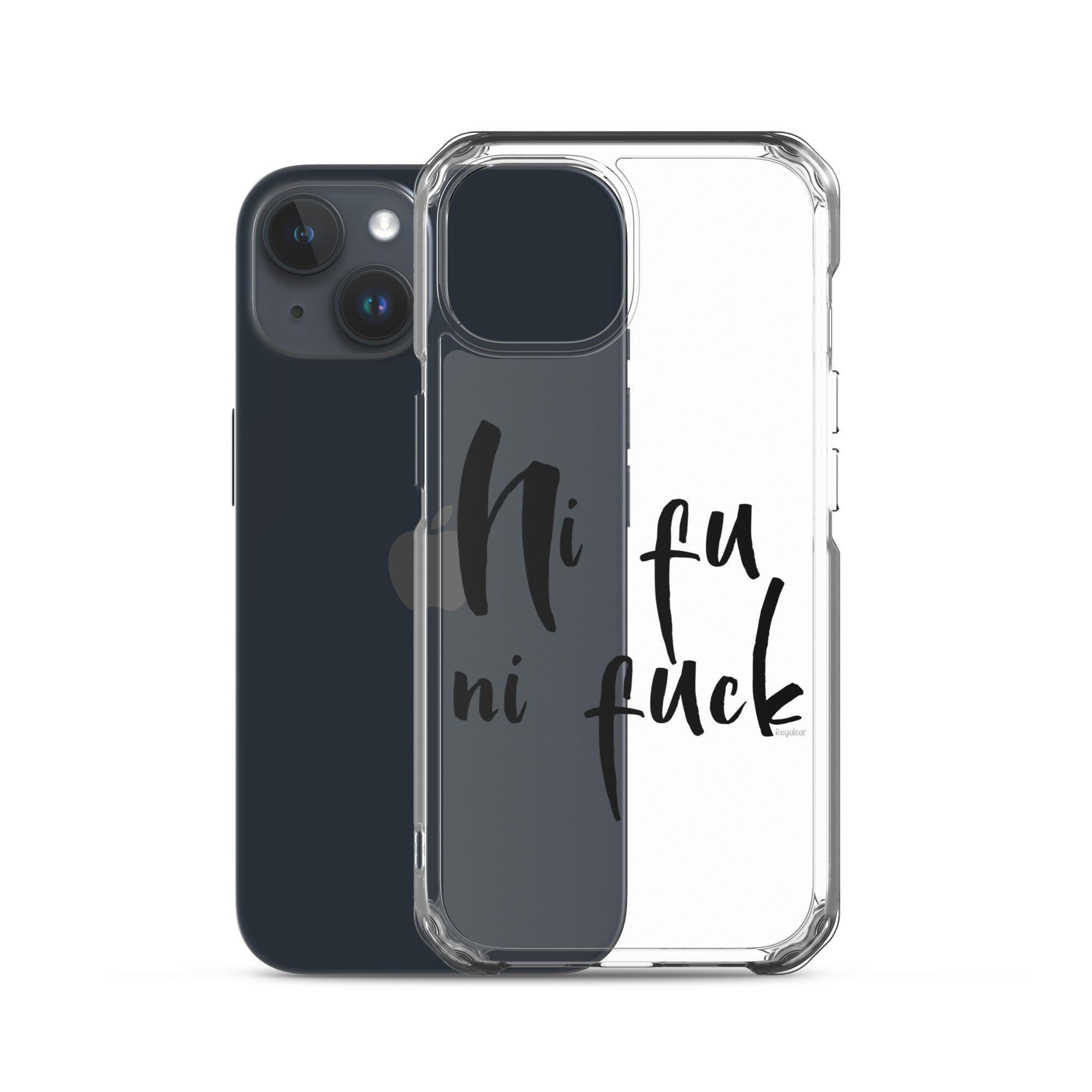 Funda transparente IPhone® Ni fu ni fuck