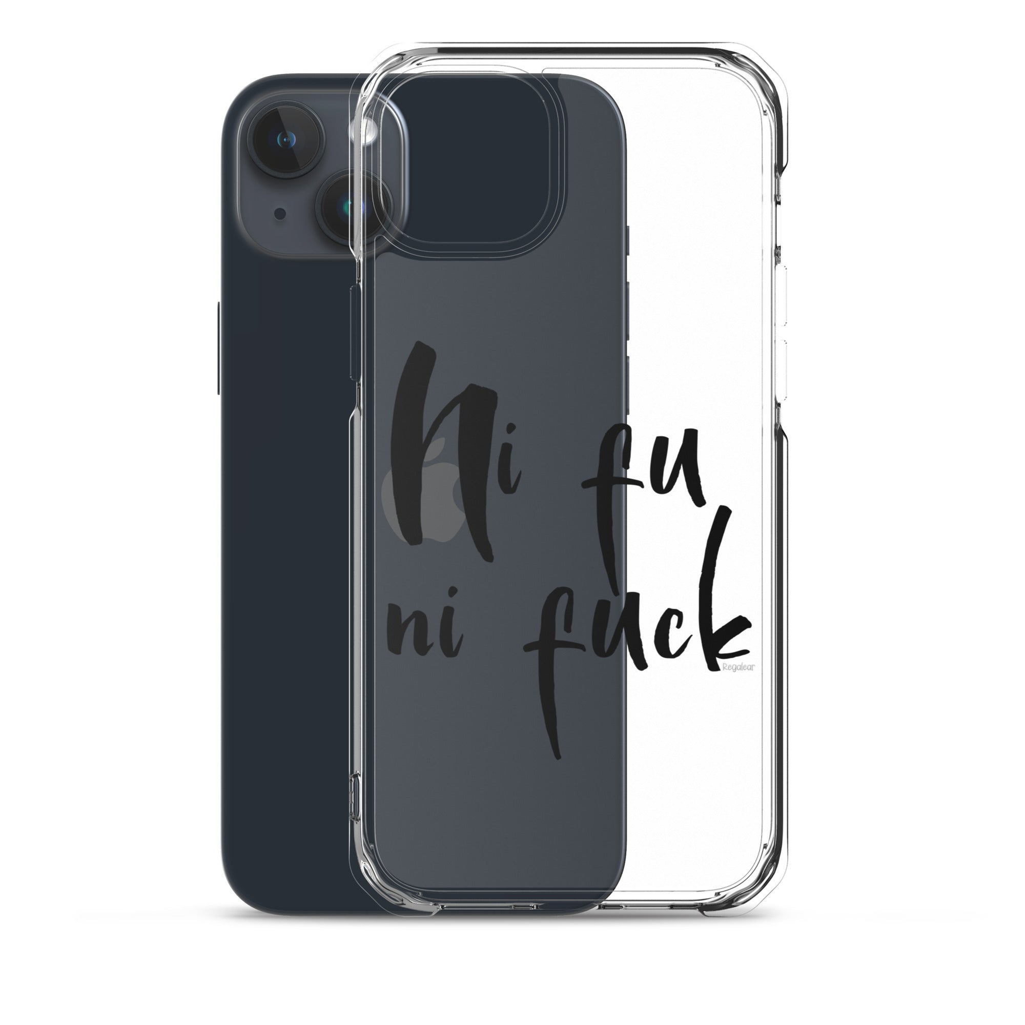 Funda transparente IPhone® Ni fu ni fuck