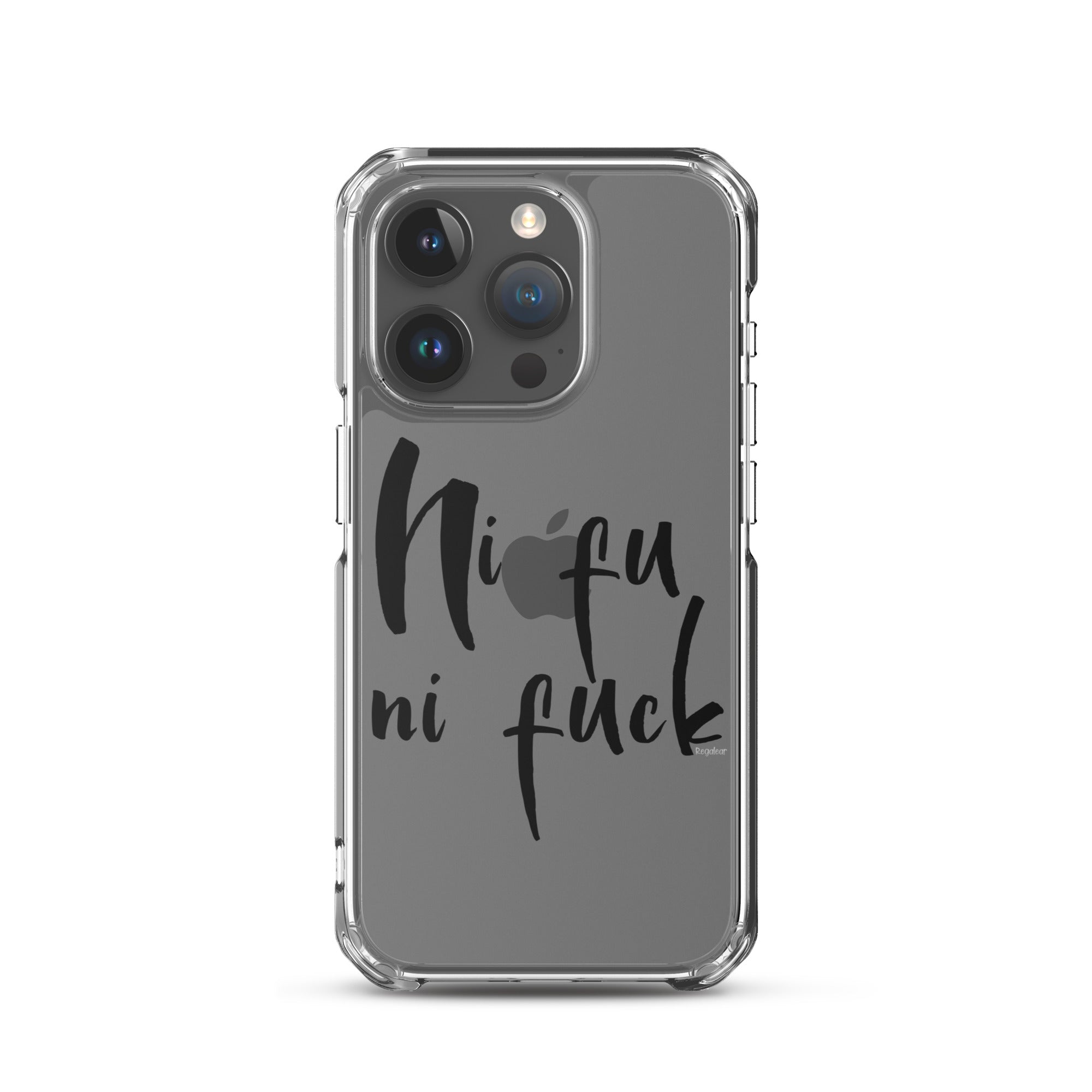 Funda transparente IPhone® Ni fu ni fuck