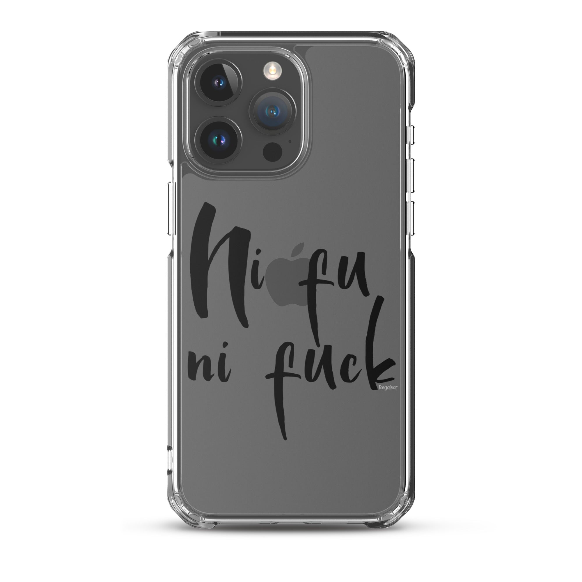 Funda transparente IPhone® Ni fu ni fuck