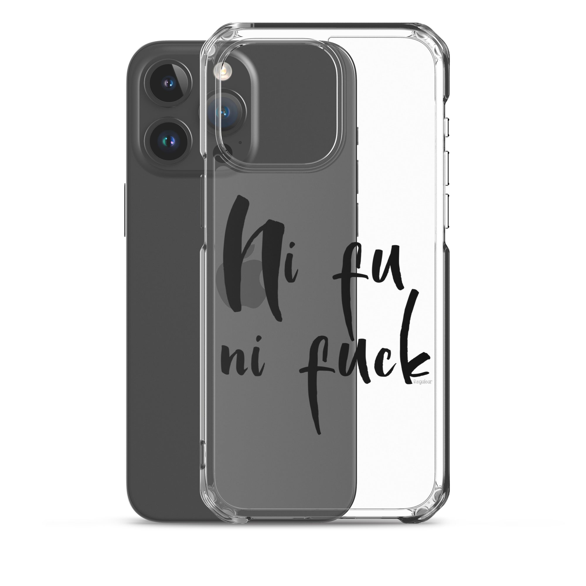 Funda transparente IPhone® Ni fu ni fuck