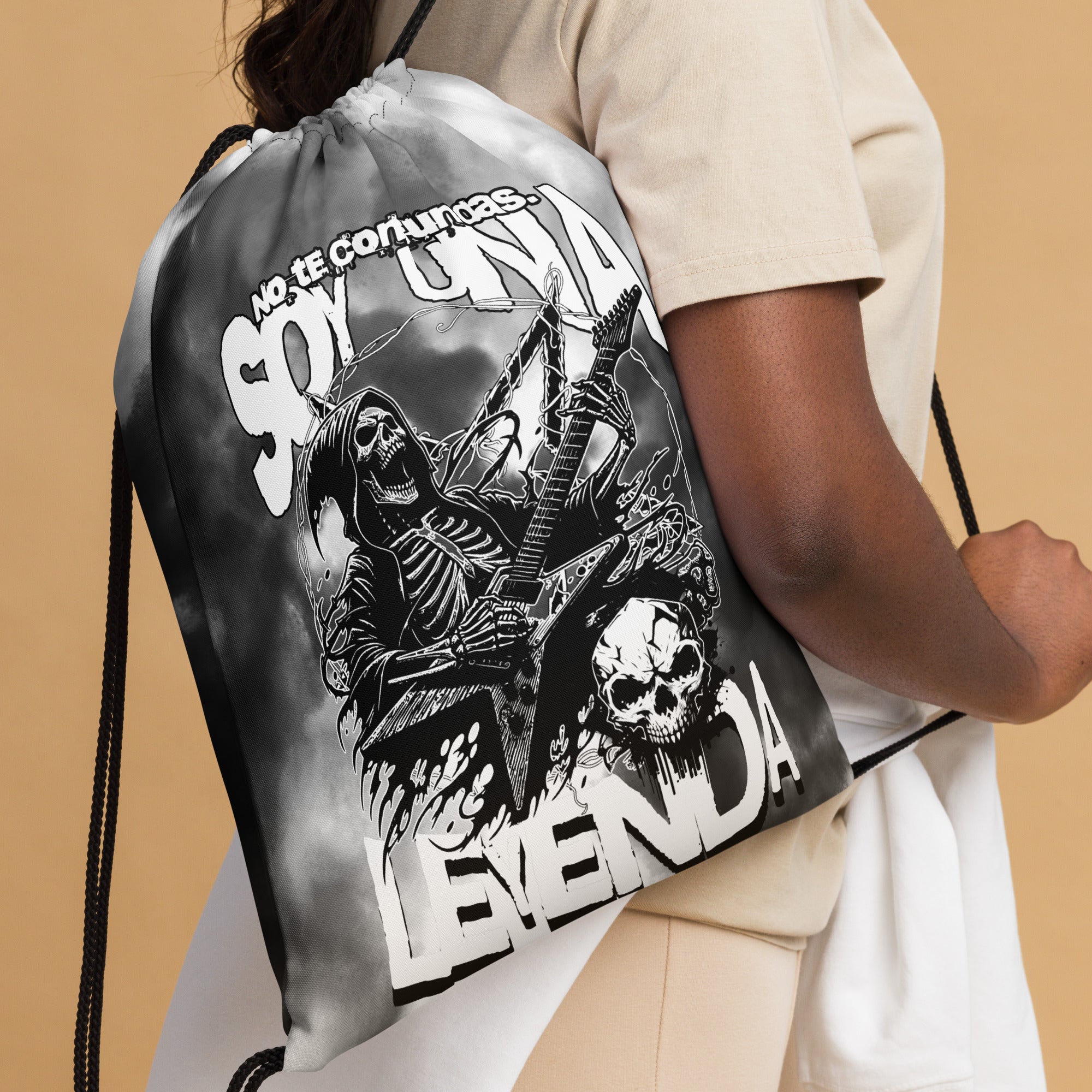 mochila tela con asas