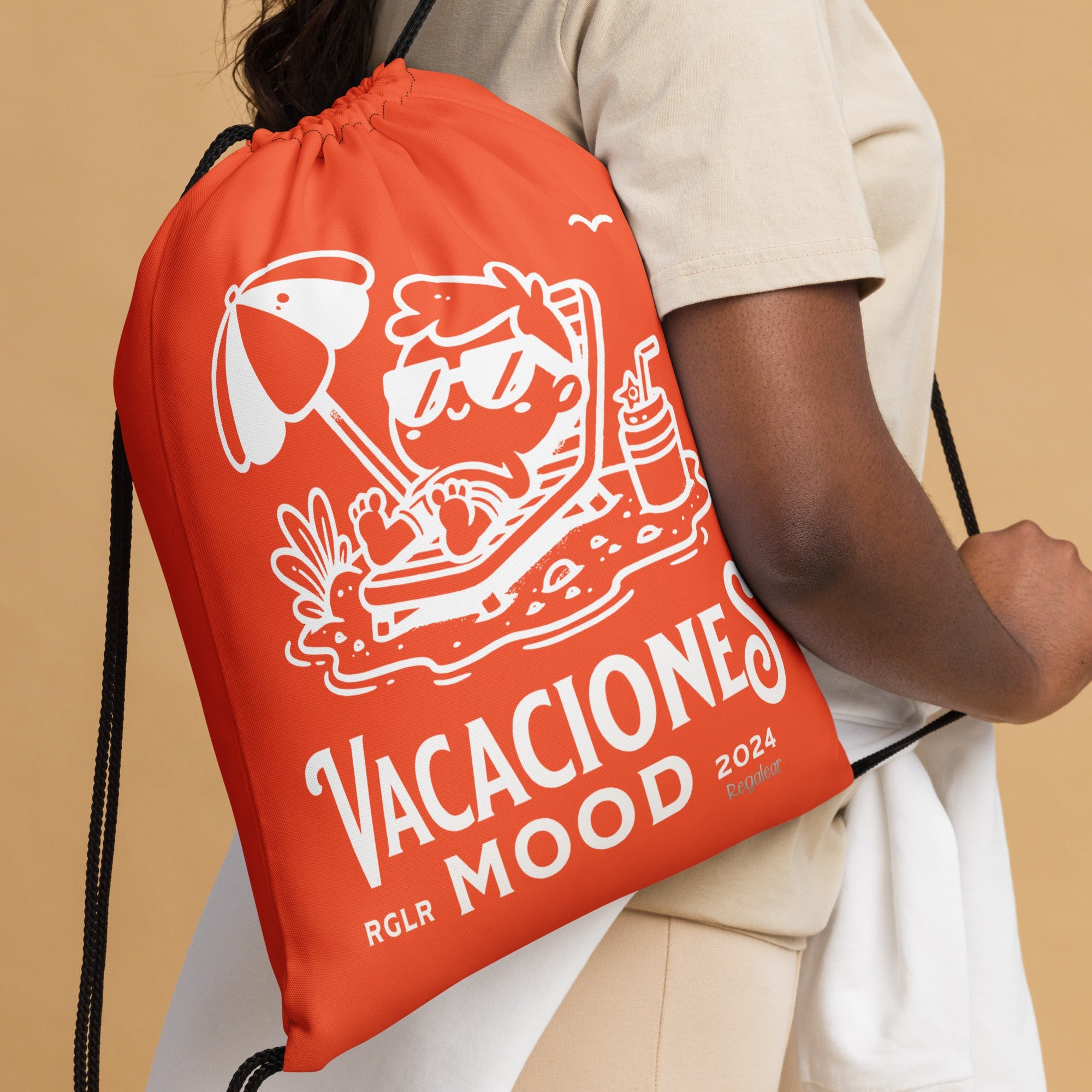 mochila tela con asas