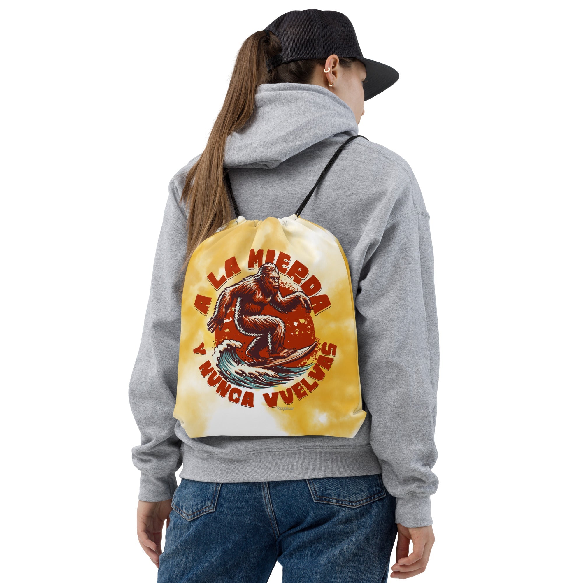 mochilas de tela con cuerdas