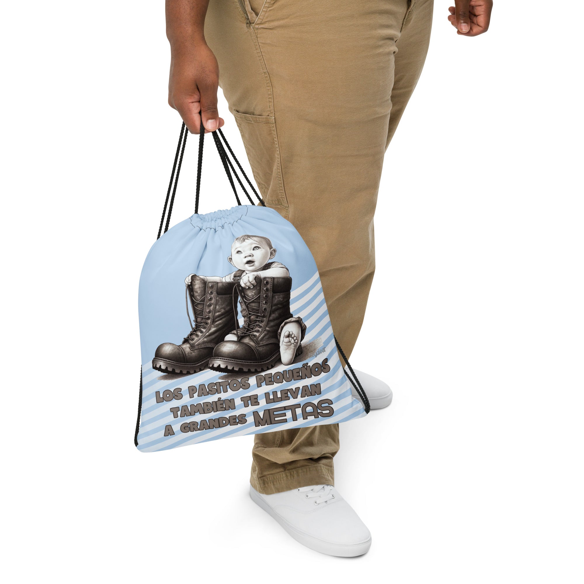 mochila tela cuerdas