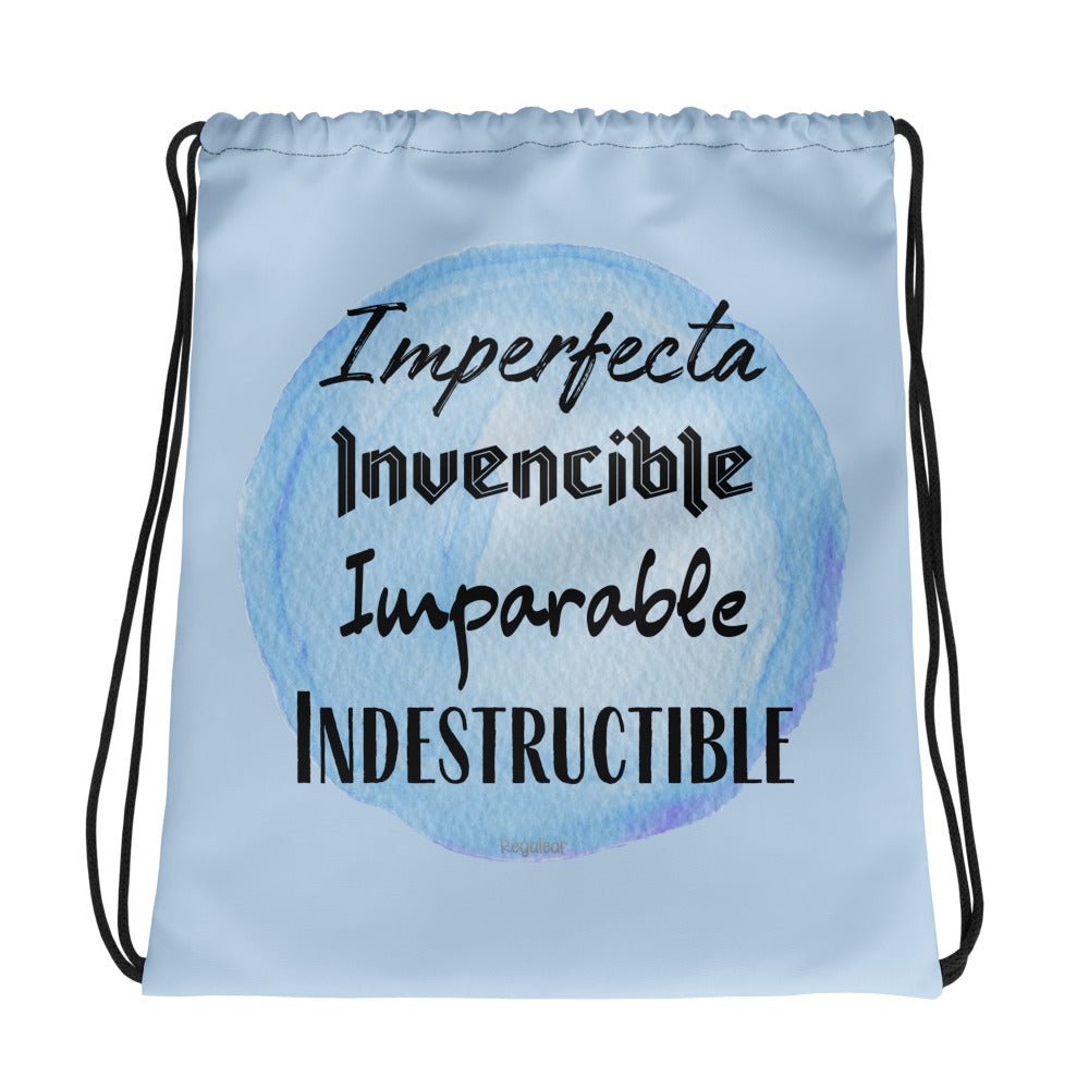 bolsa tela cuerdas petate