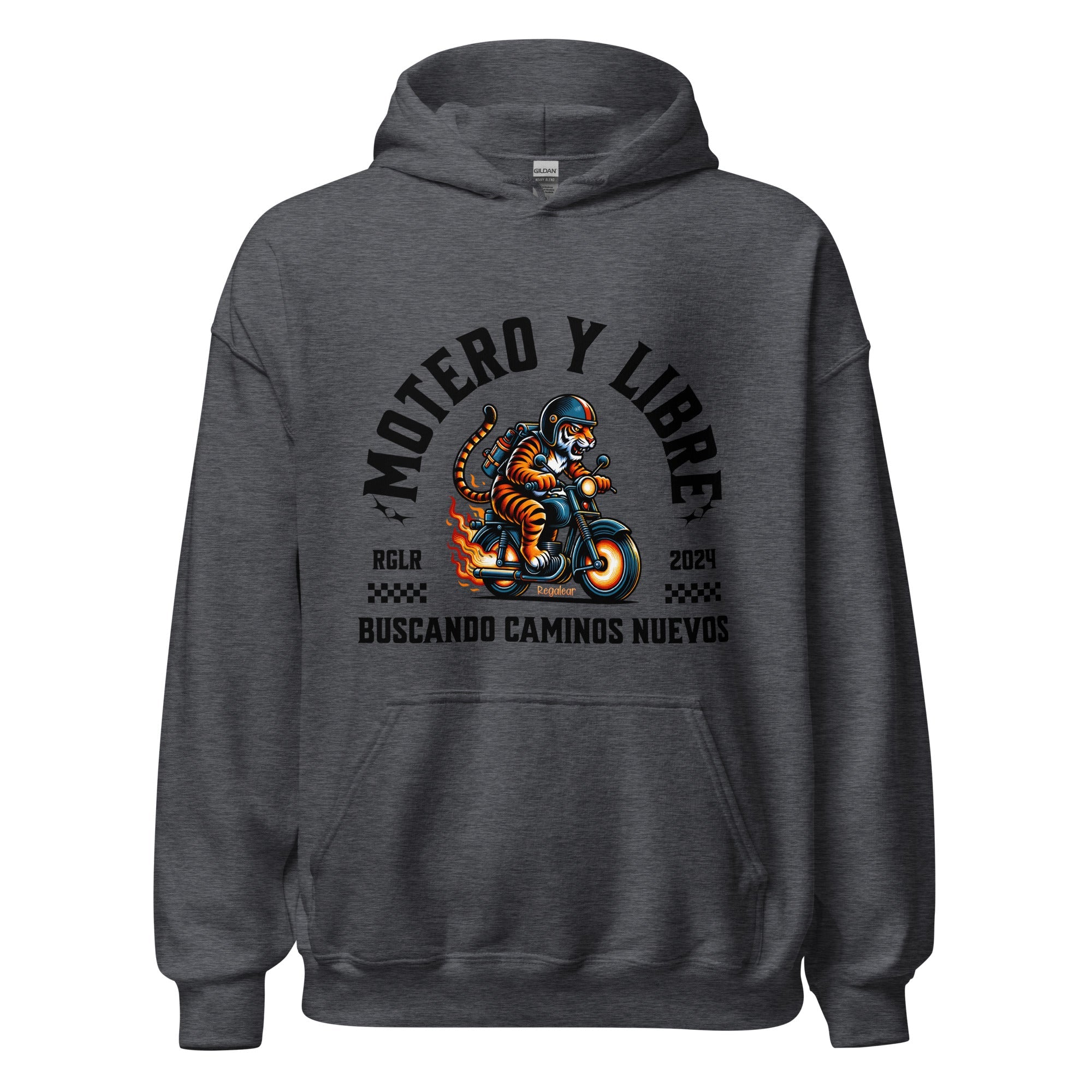 sudadera hombre motero
