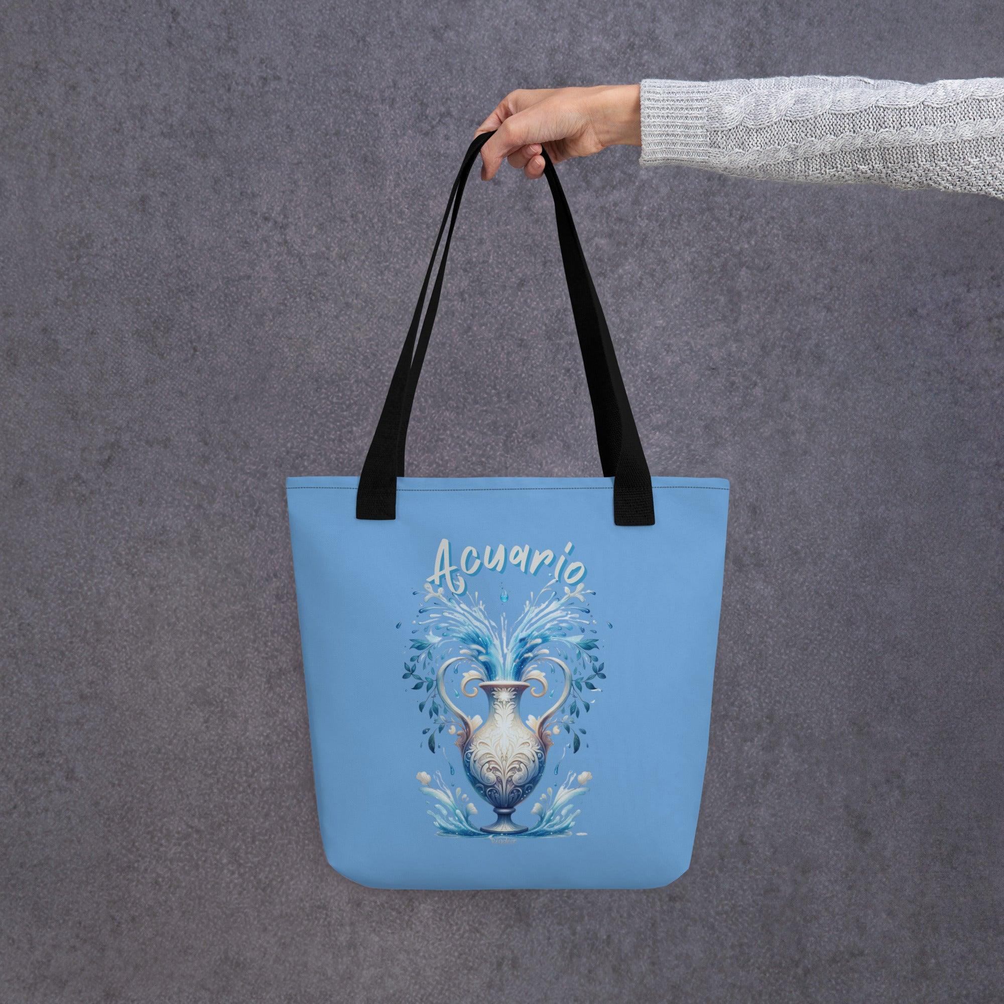 Bolsa de tela Acuario Horoscopo