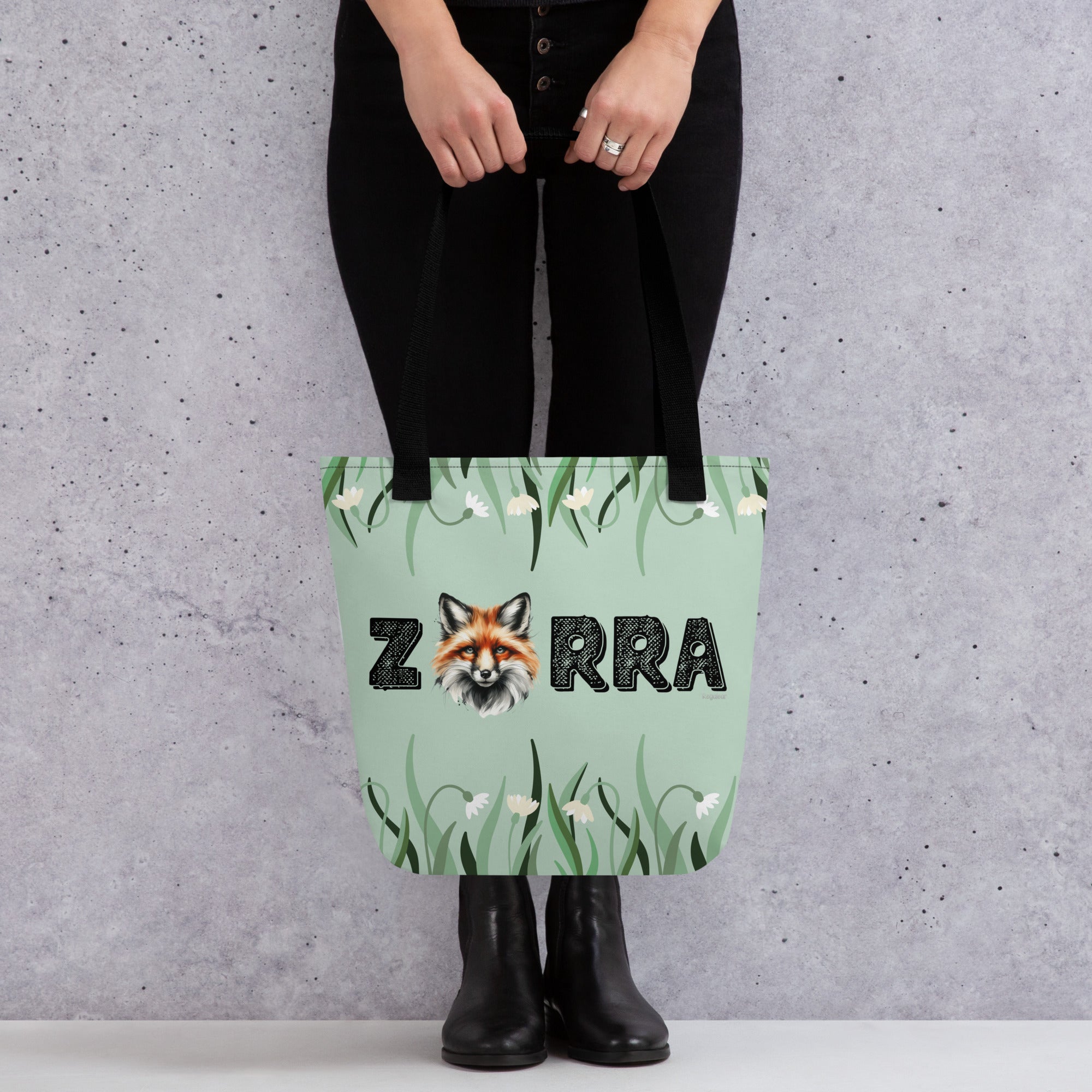 bolso de tela original zorra