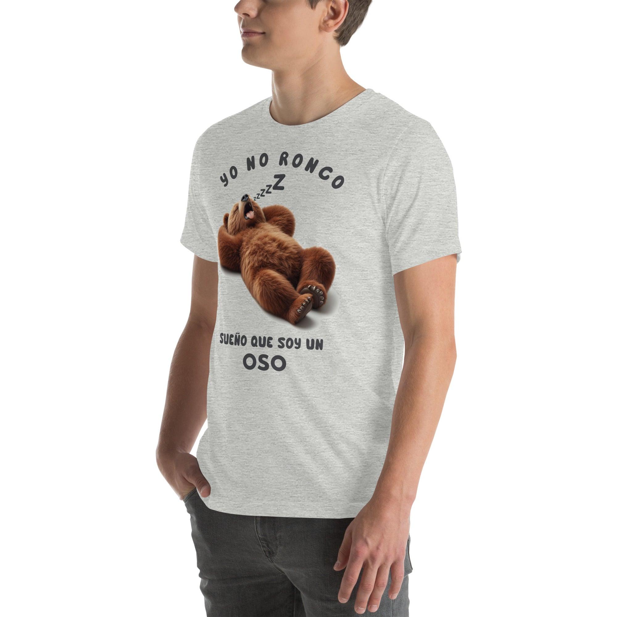 Camiseta divertida Yo no Ronco