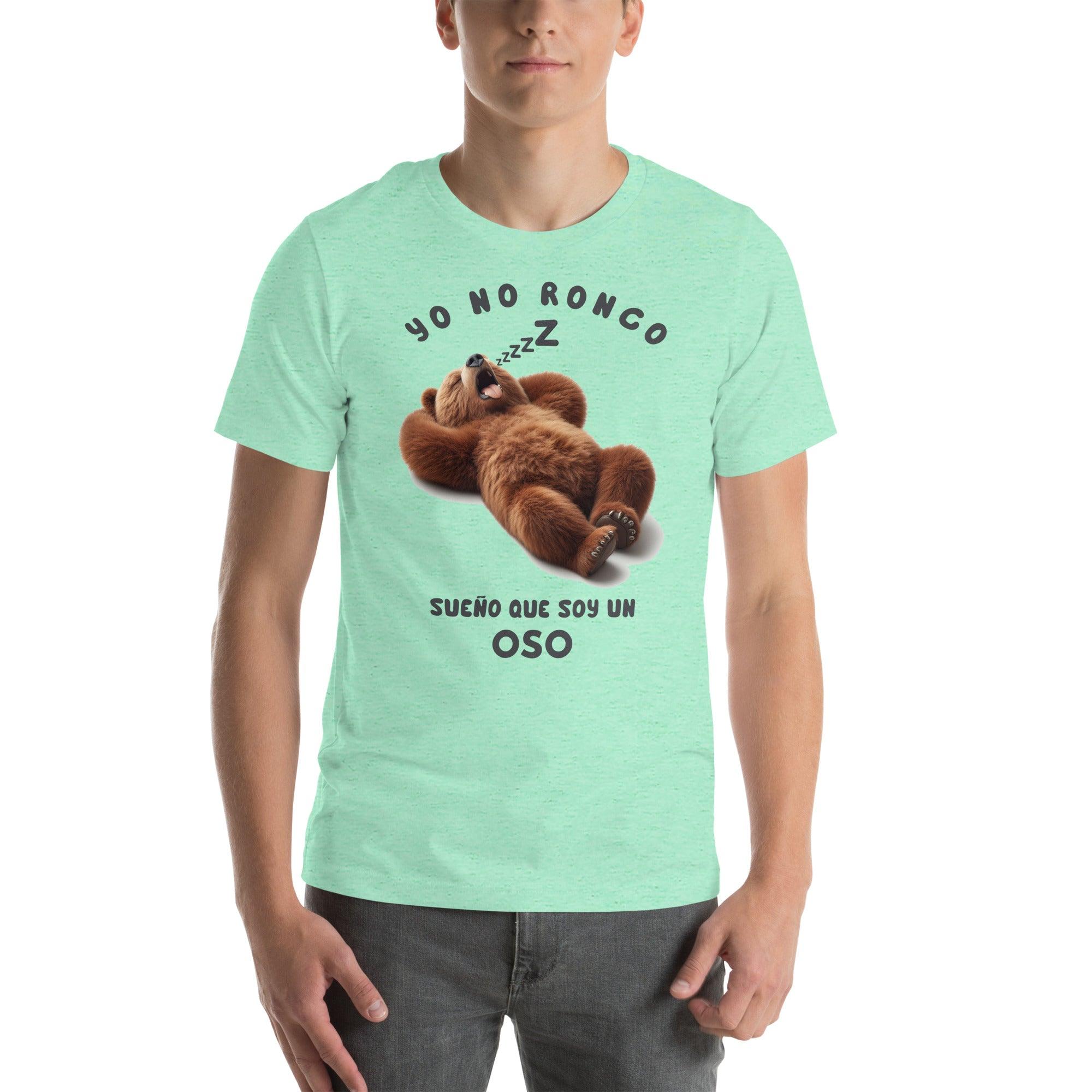 Camiseta divertida Yo no Ronco