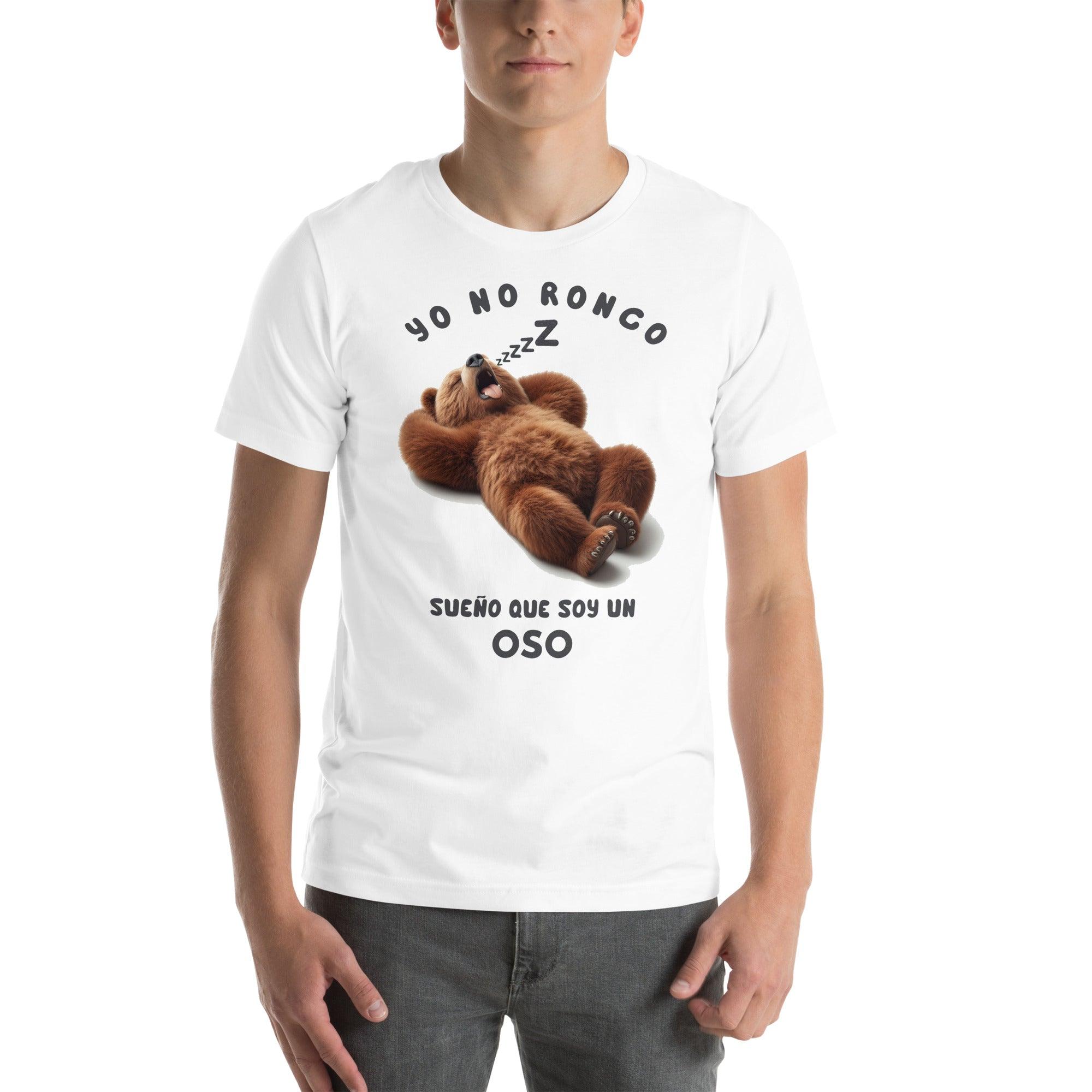 camiseta dievrtida yo n ronco