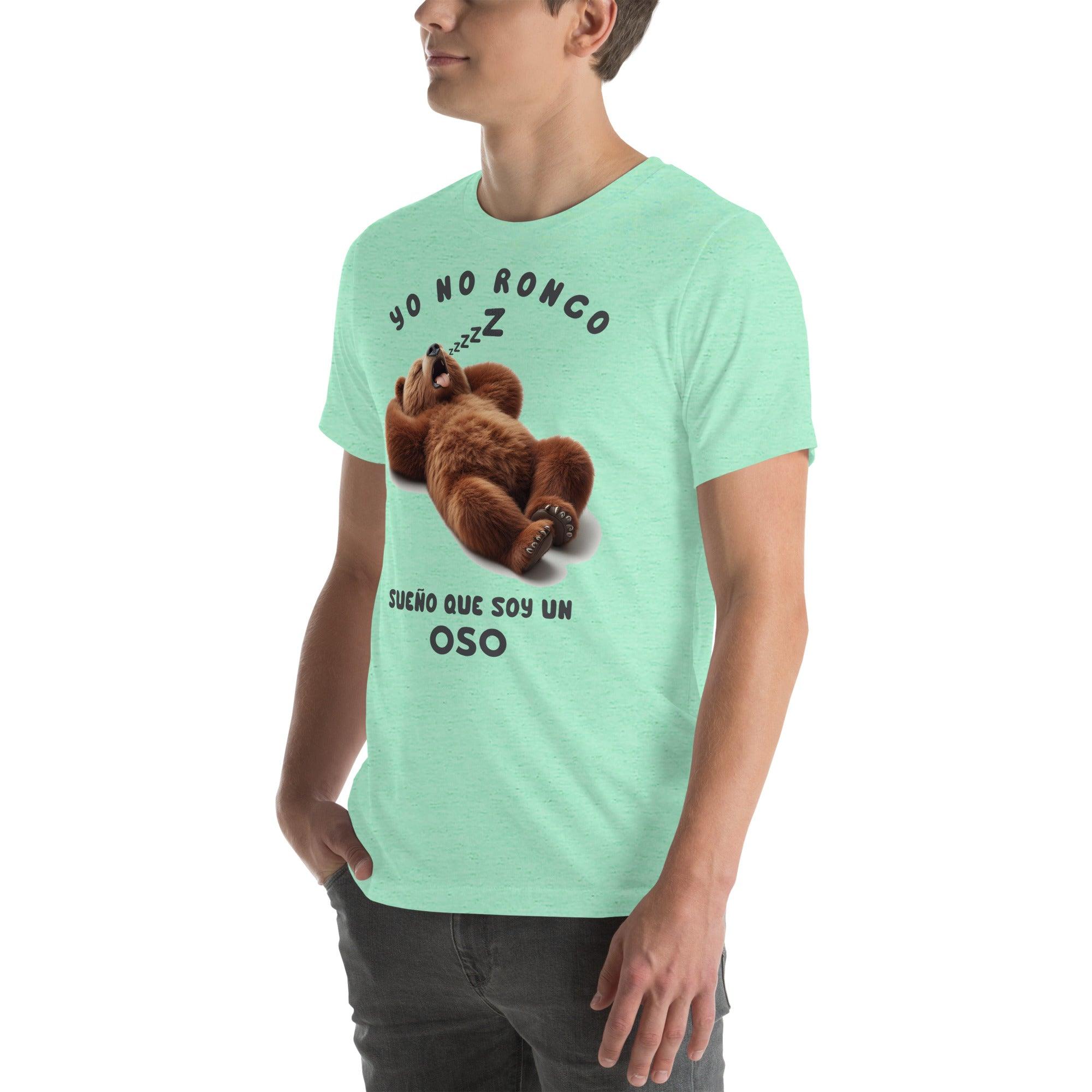 Camiseta divertida Yo no Ronco