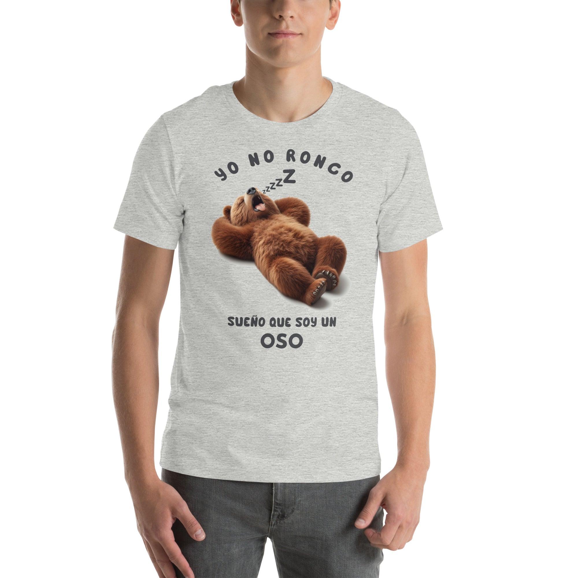 Camiseta divertida Yo no Ronco