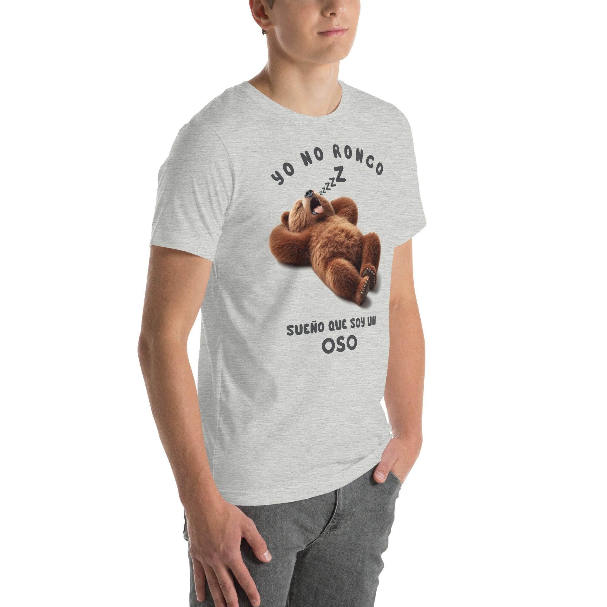 Camiseta divertida Yo no Ronco