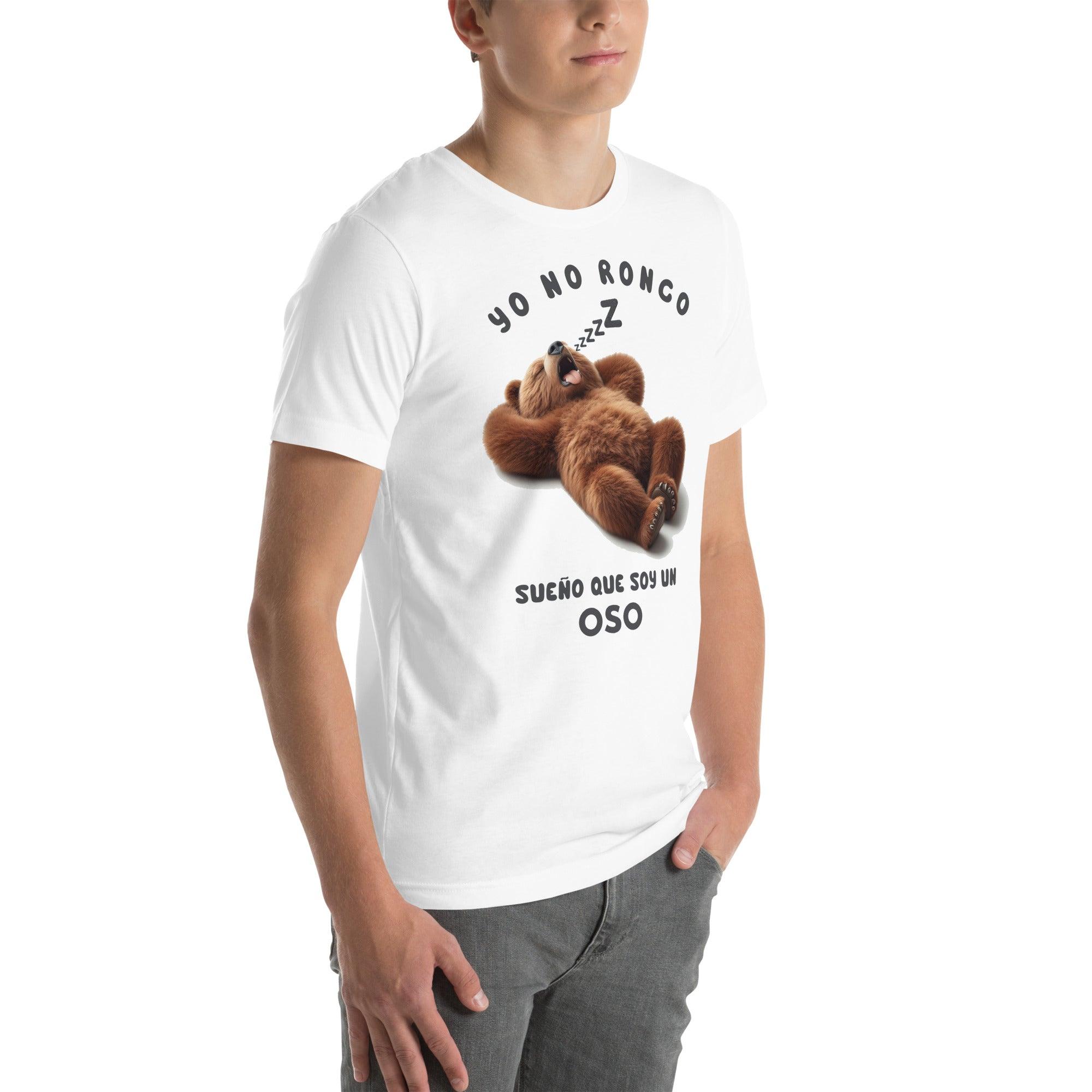 Camiseta divertida Yo no Ronco