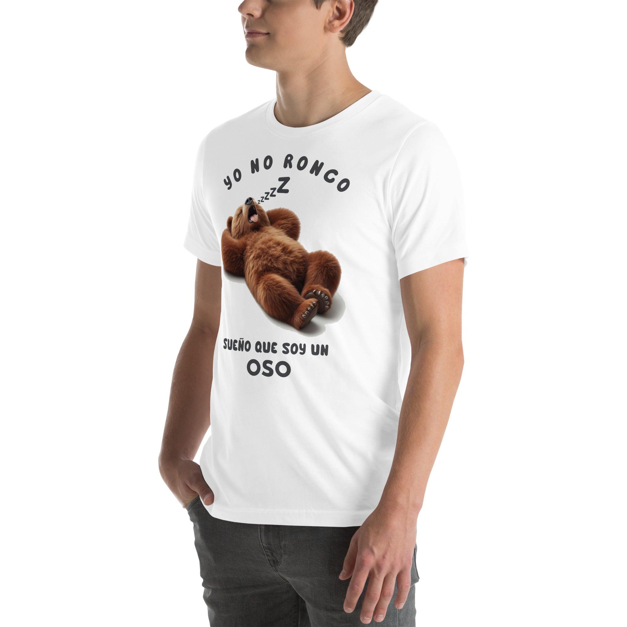 Camiseta divertida Yo no Ronco