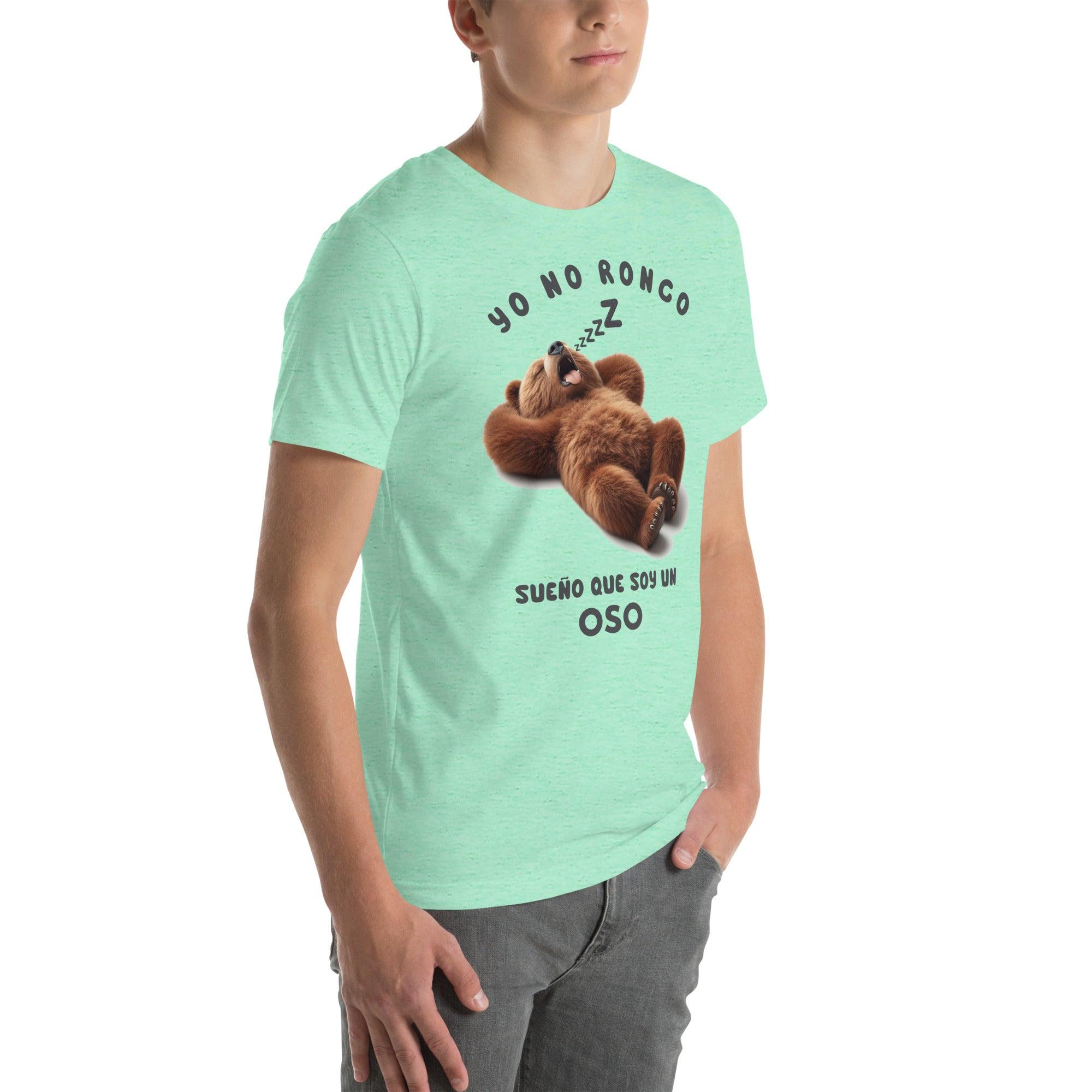 Camiseta divertida Yo no Ronco