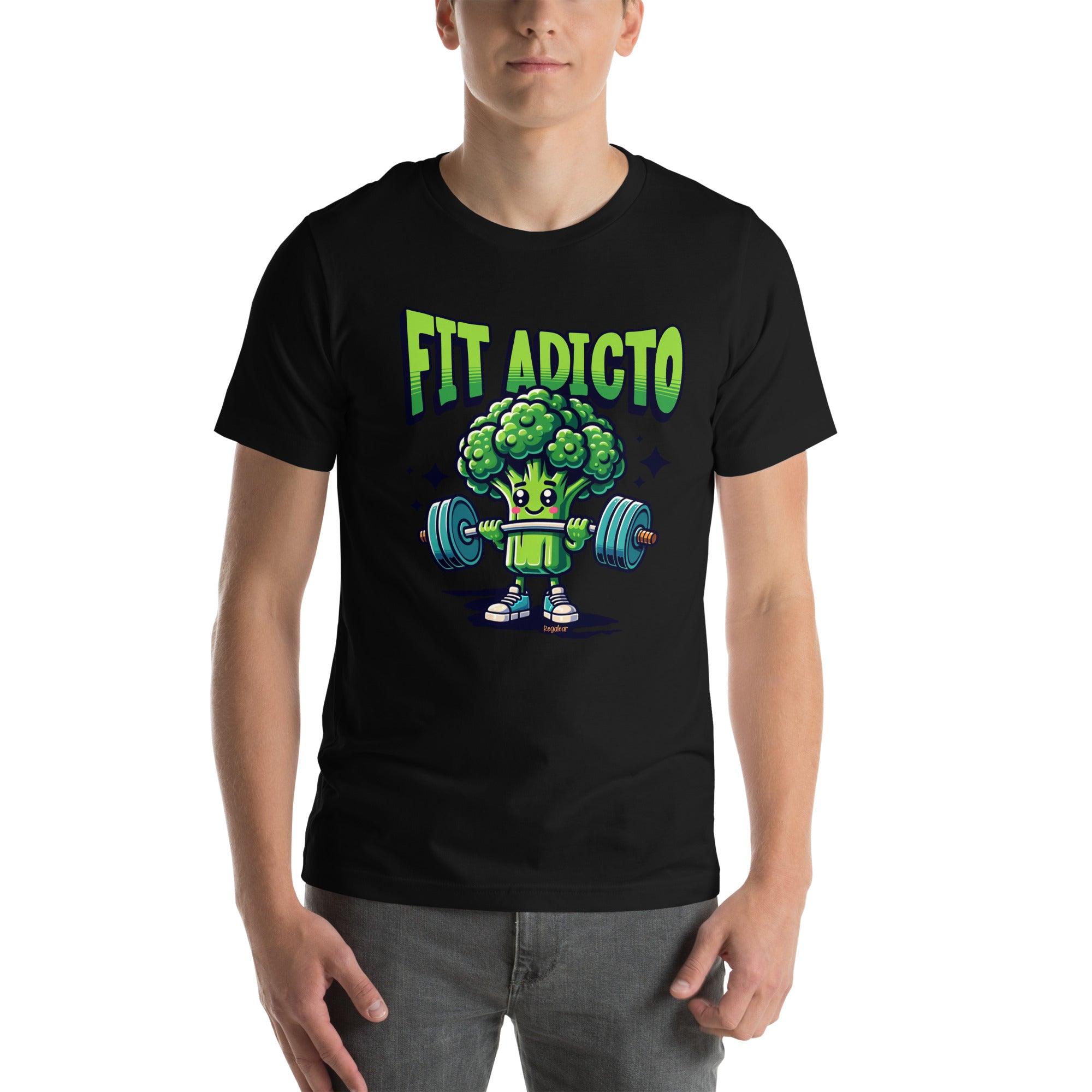 camiseta adictos al gym