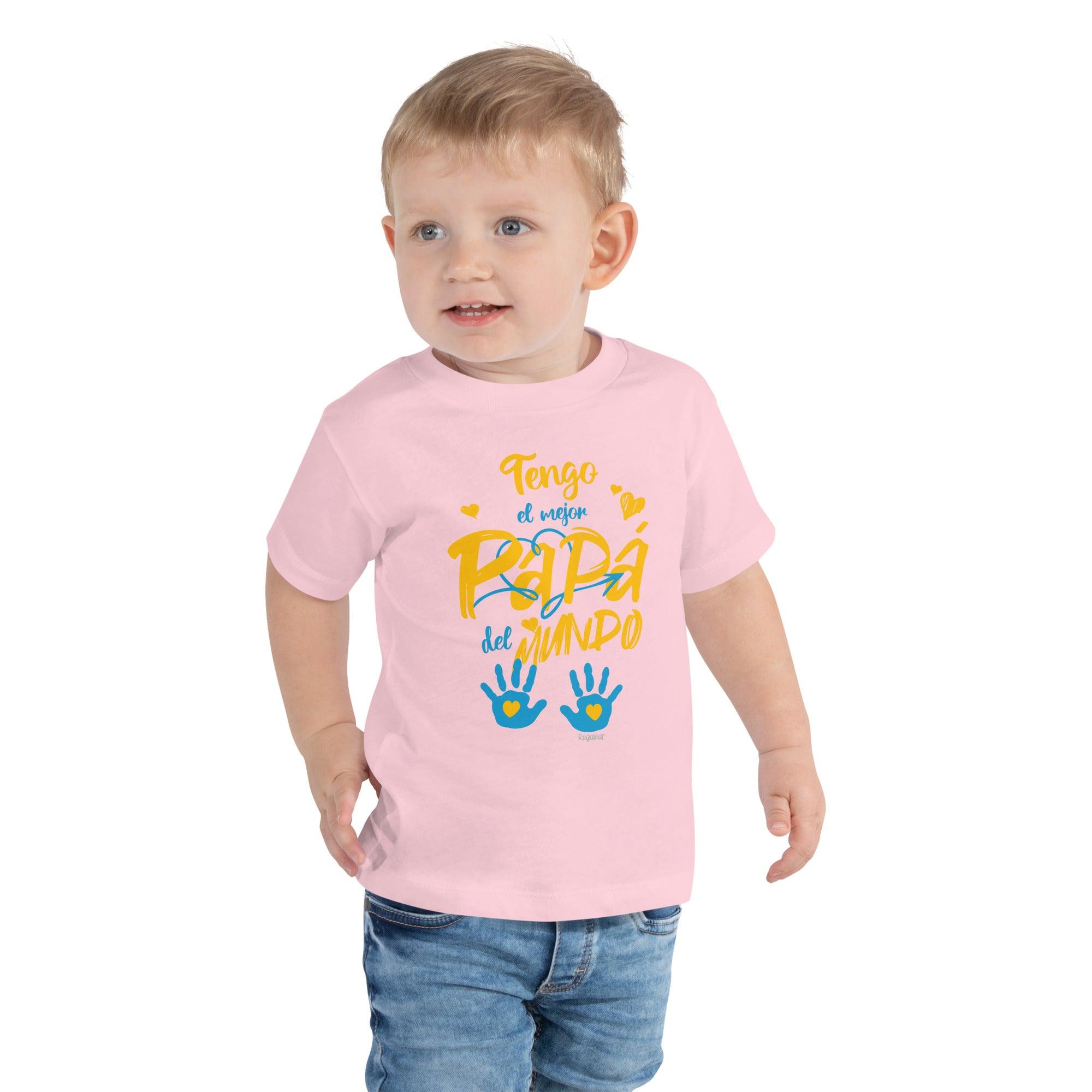 Camiseta infantil Mejor padre del mundo
