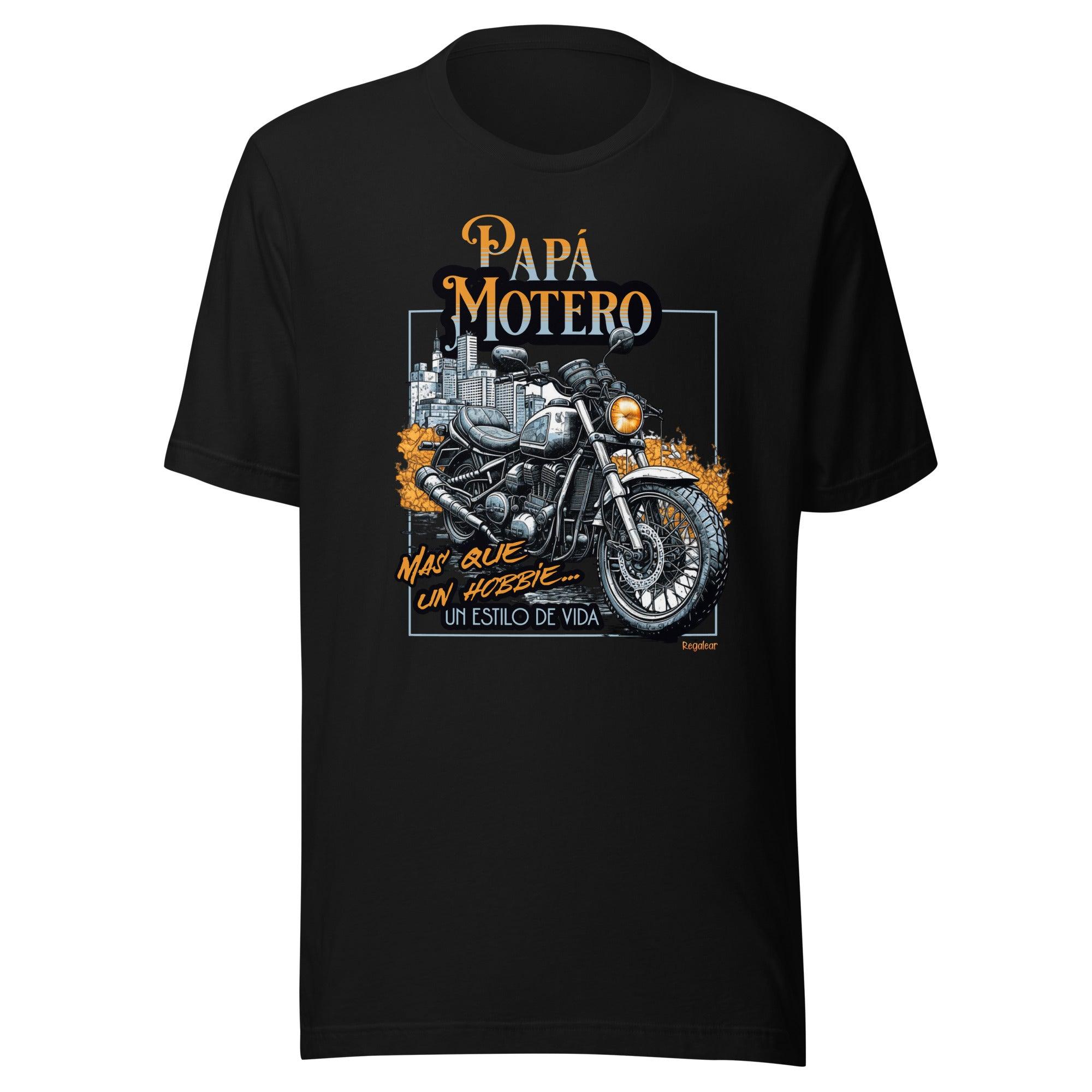 camiseta papa motero