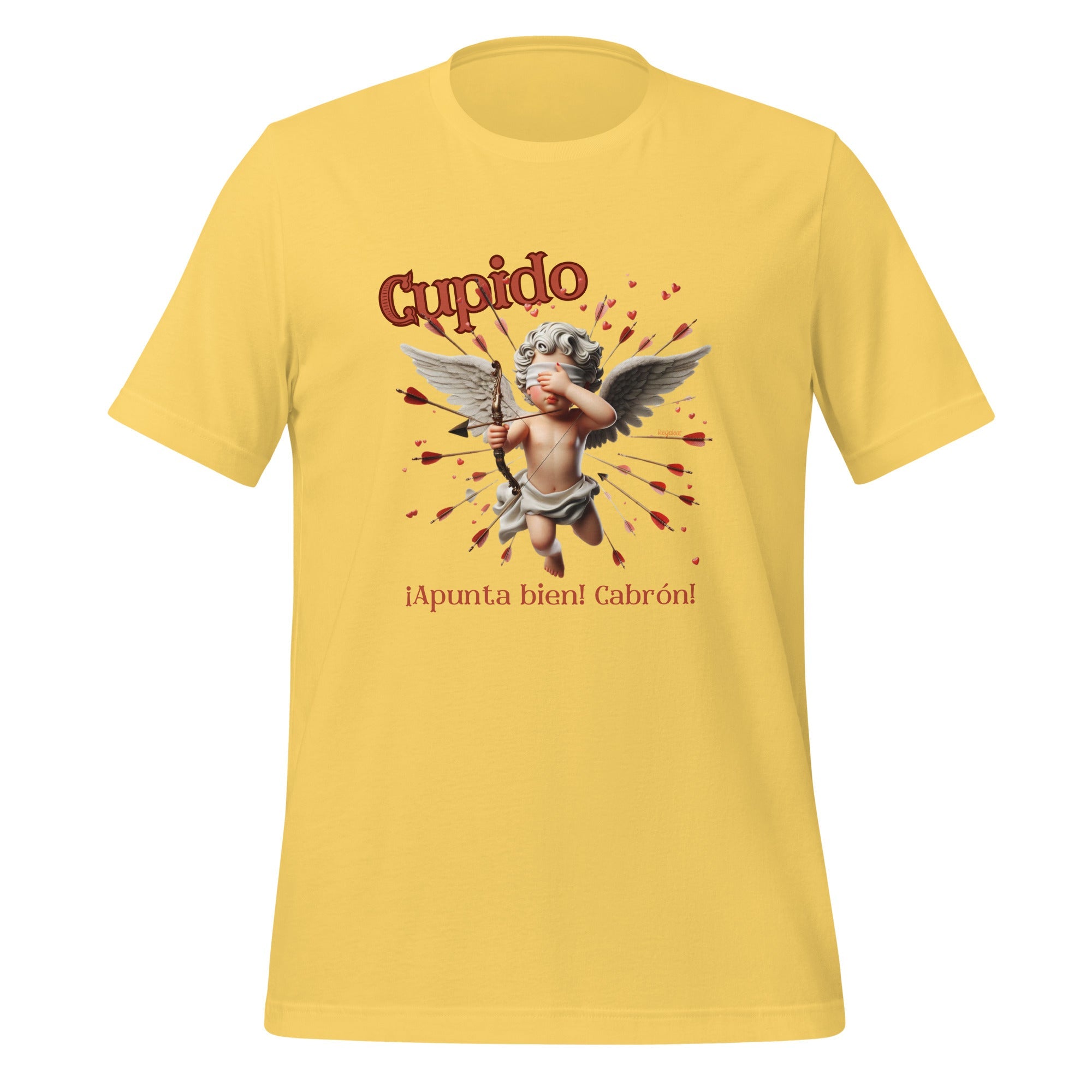 Camiseta unisex Cupido apunta bien