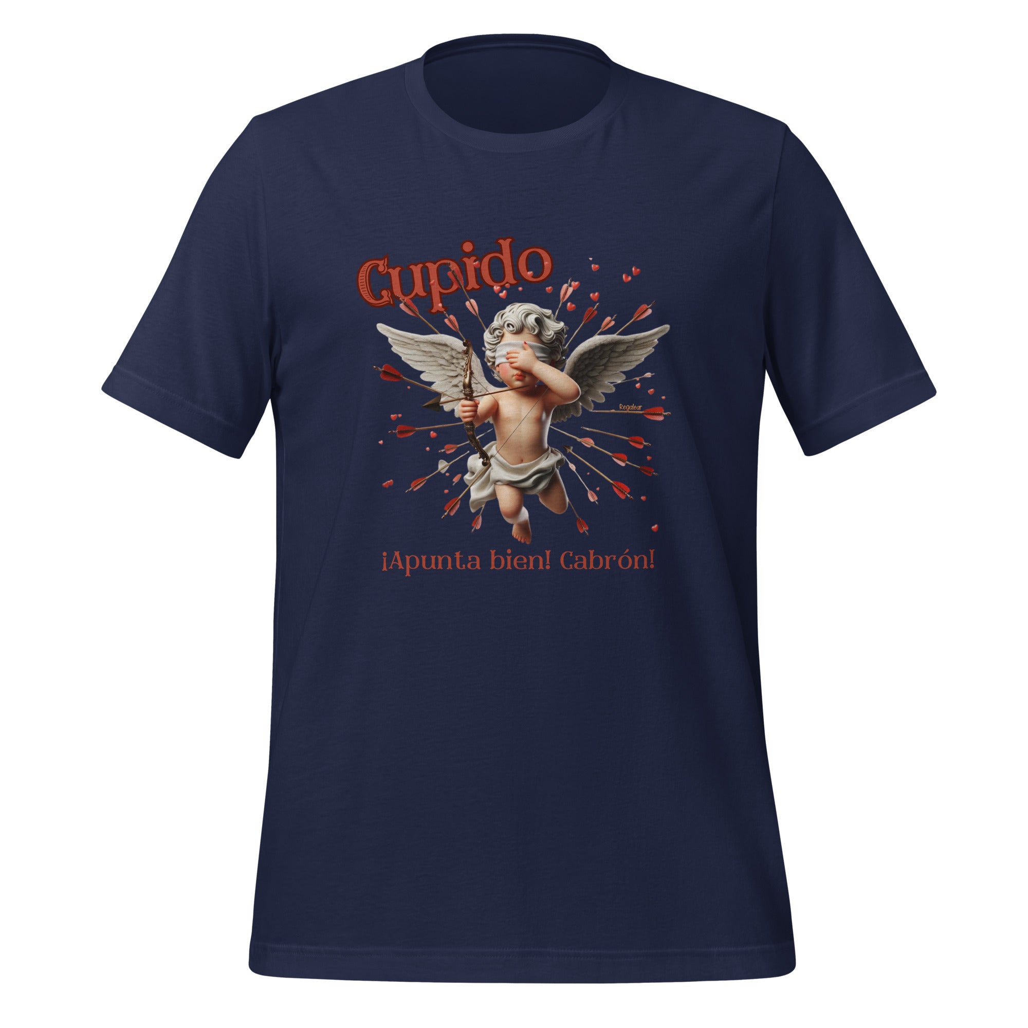 Camiseta unisex Cupido apunta bien