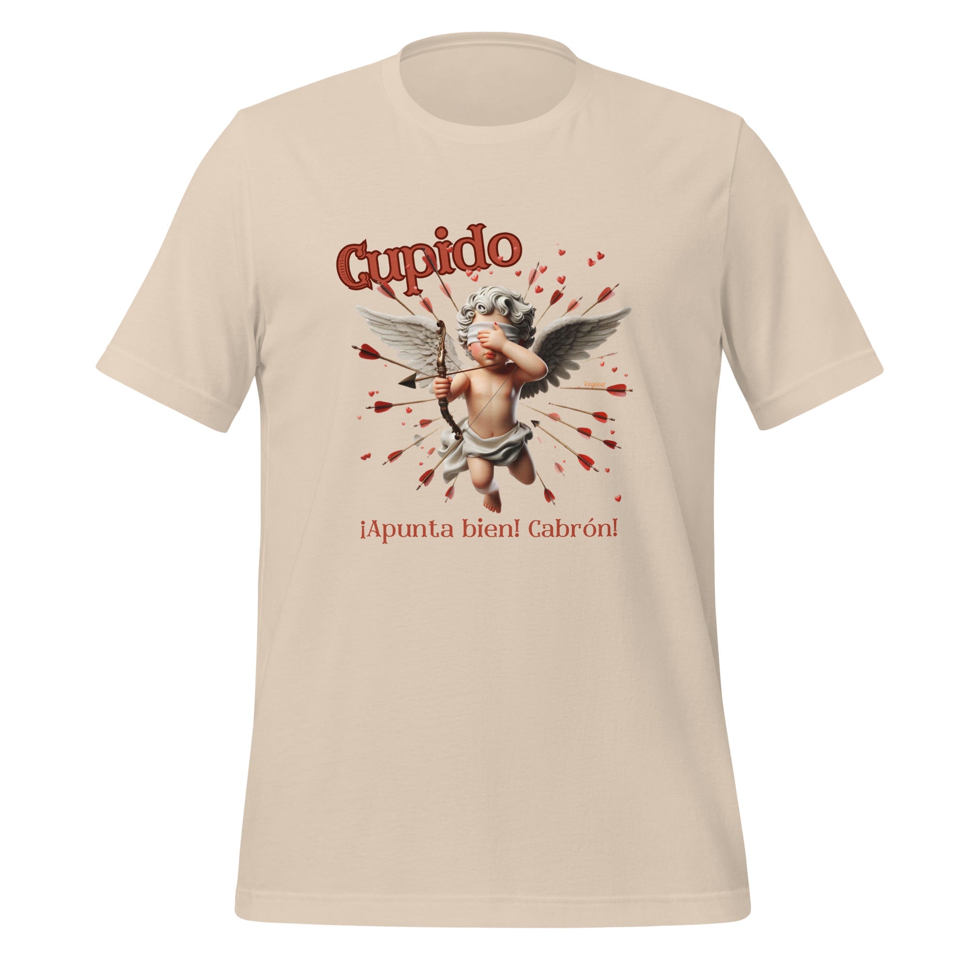 Camiseta unisex Cupido apunta bien