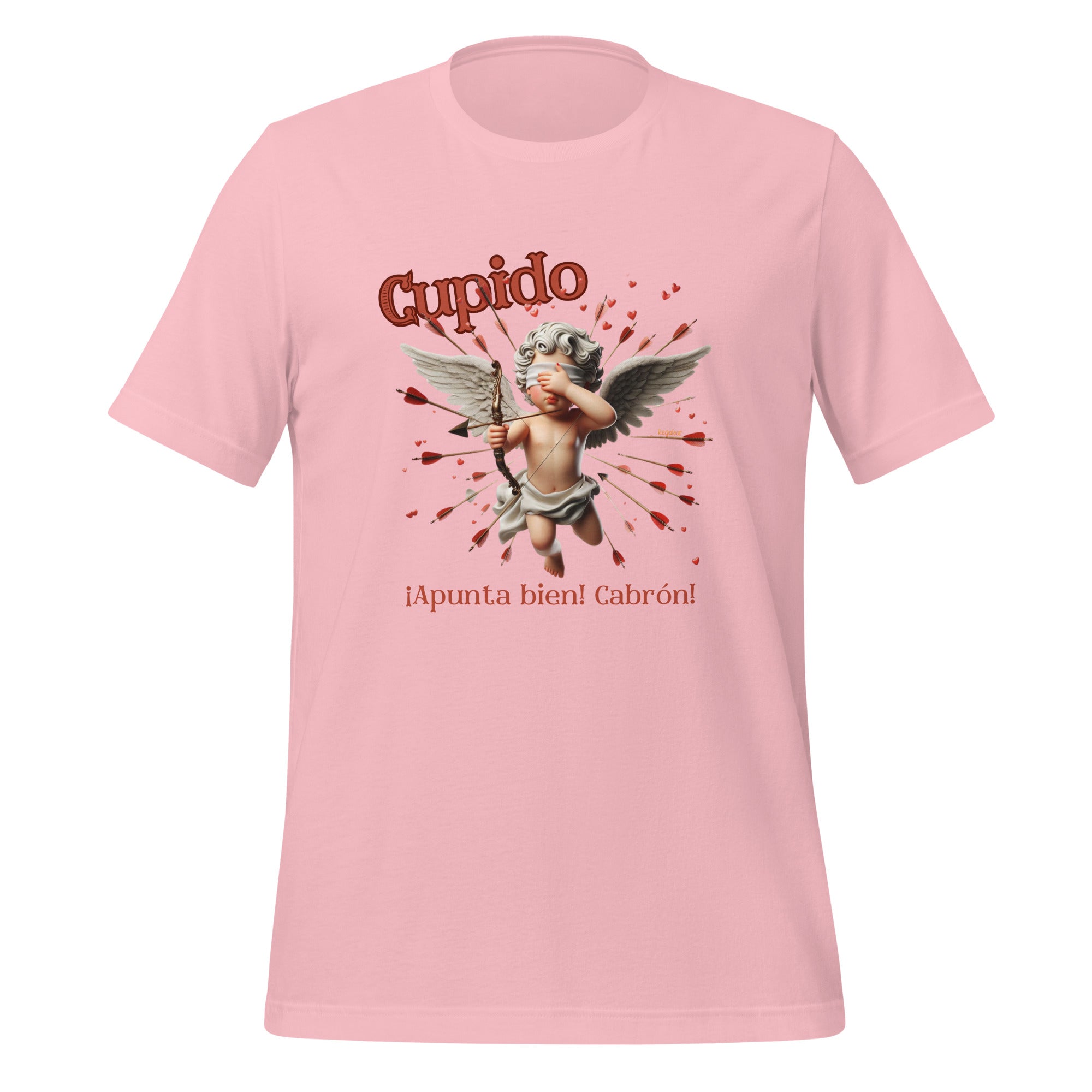 Camiseta unisex Cupido apunta bien