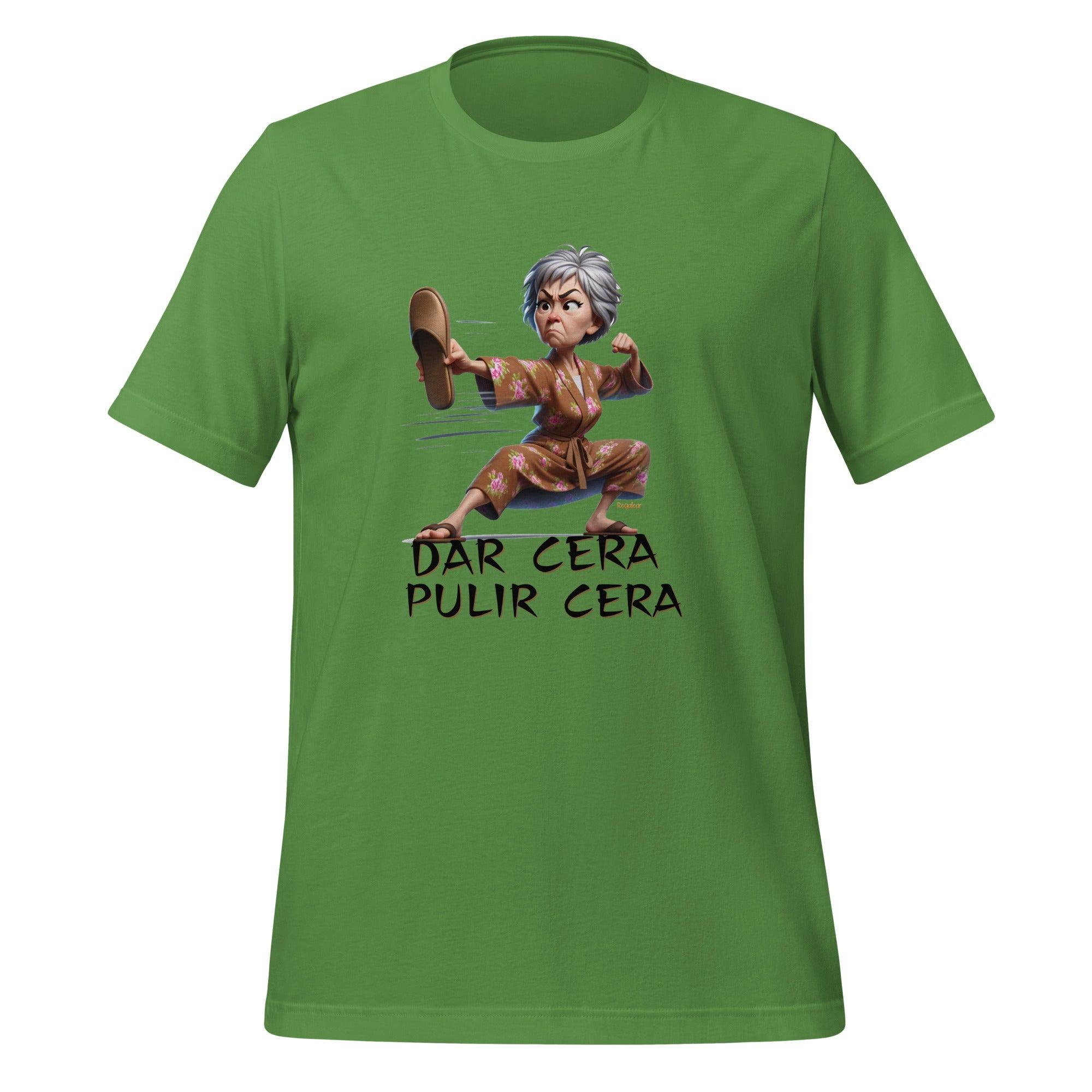 camiseta dar cera pulir cera