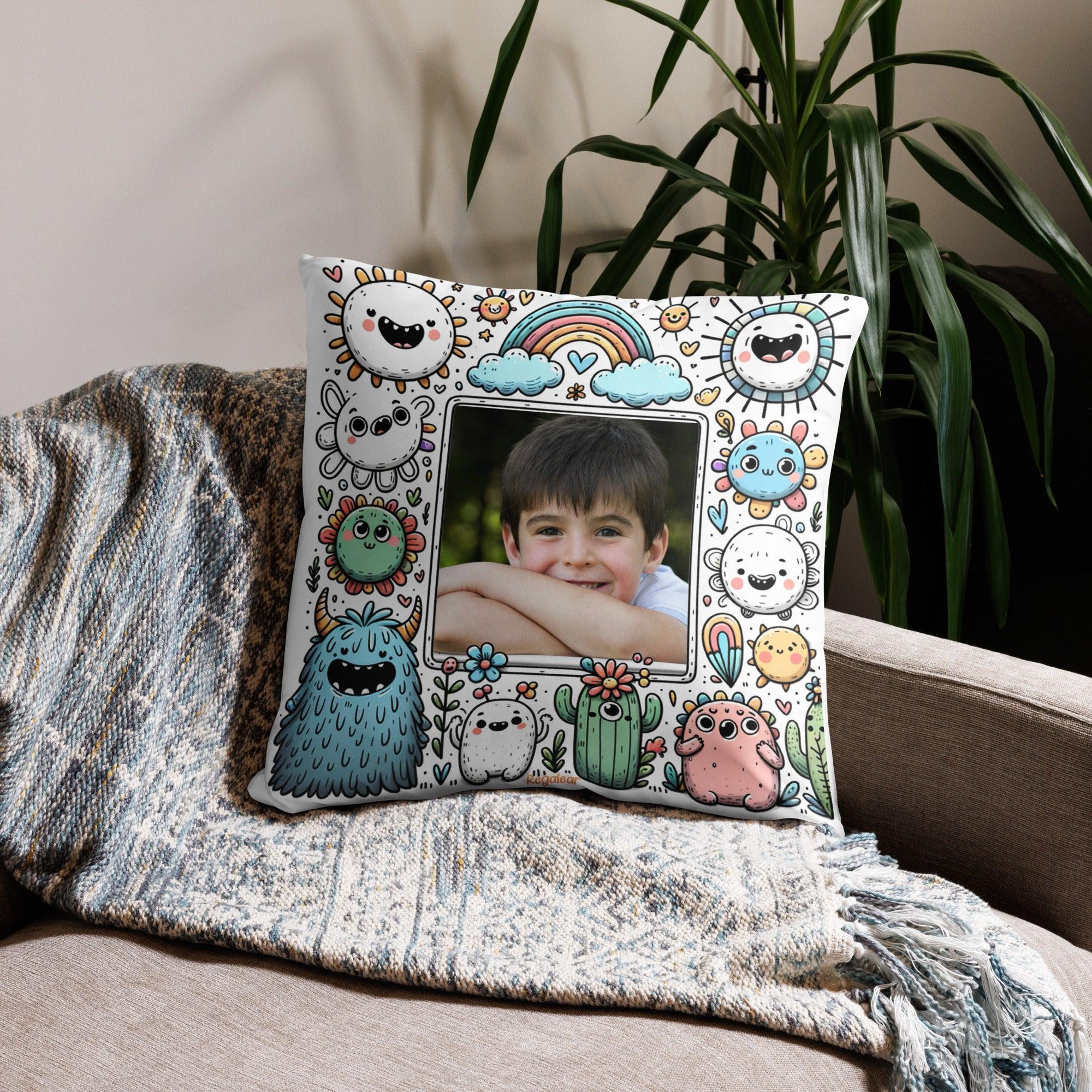 cojines infantiles con foto