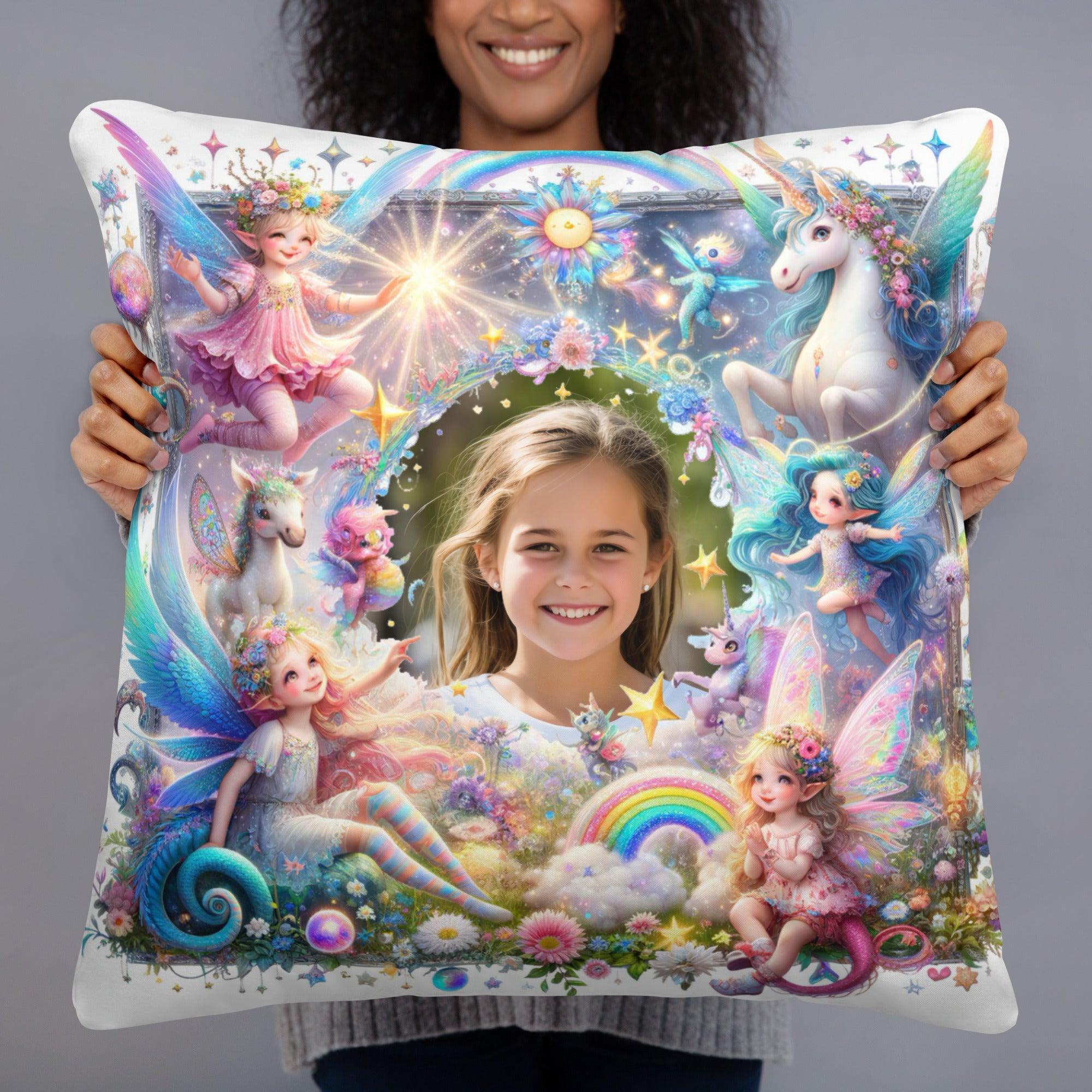 cojin de niña personalizado