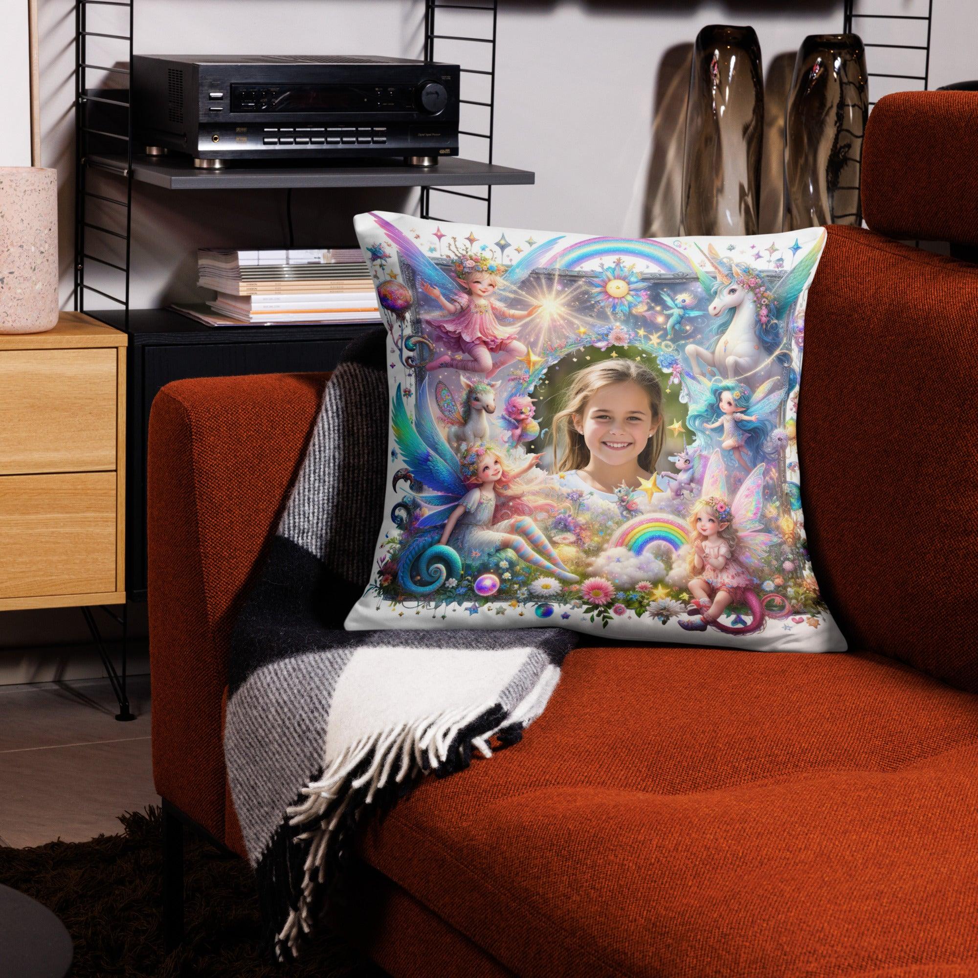 cojines con foto niños