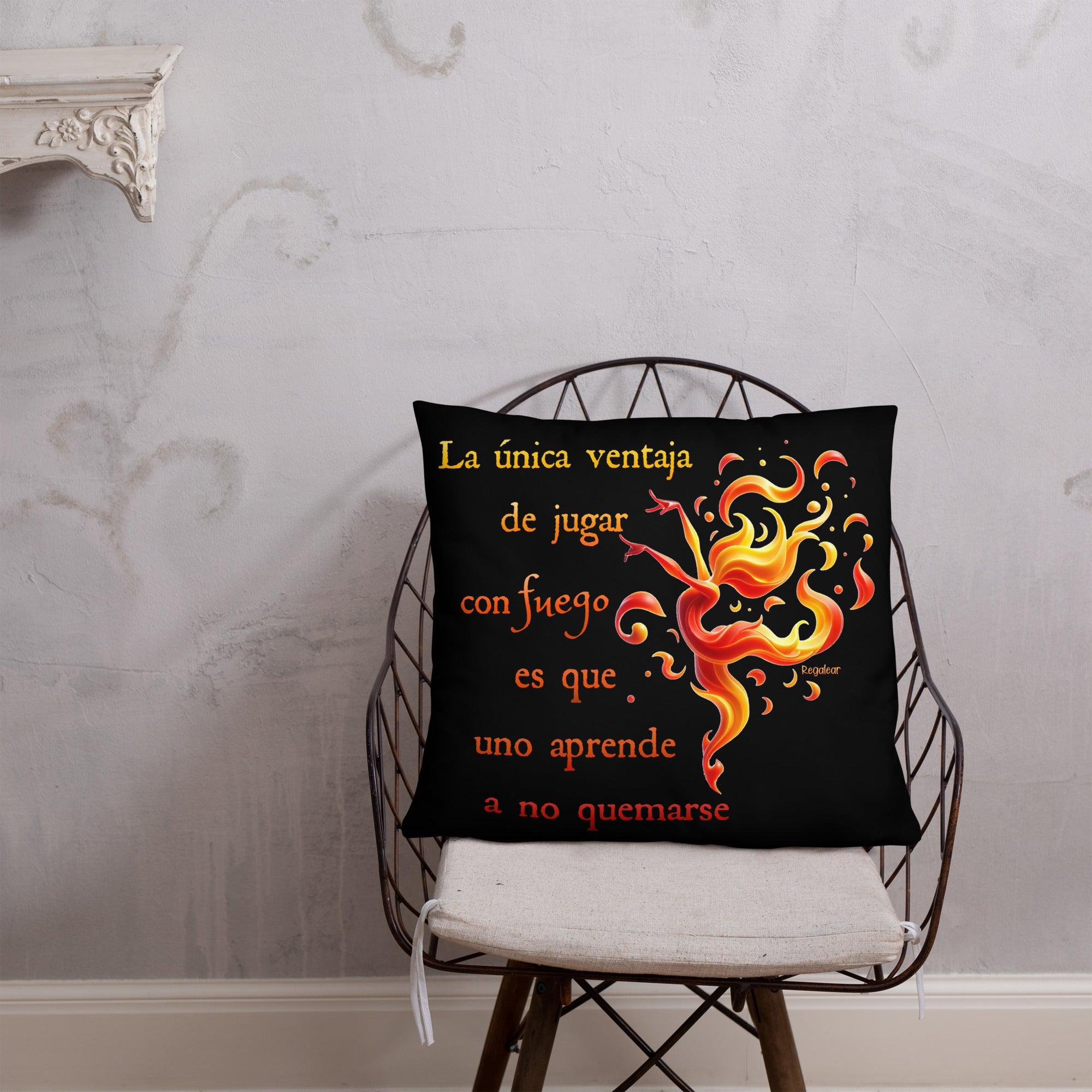 frase jugar con fuego