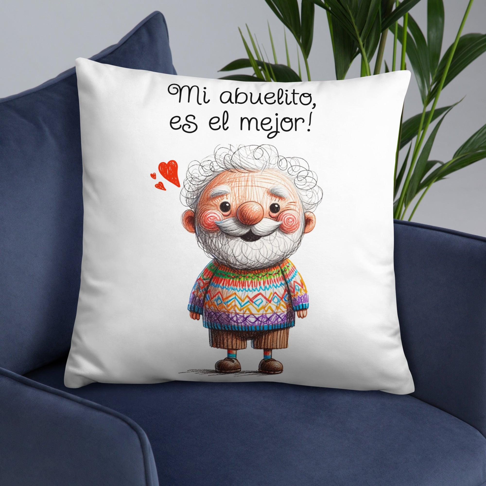 cojin mi abuelito es el mejor