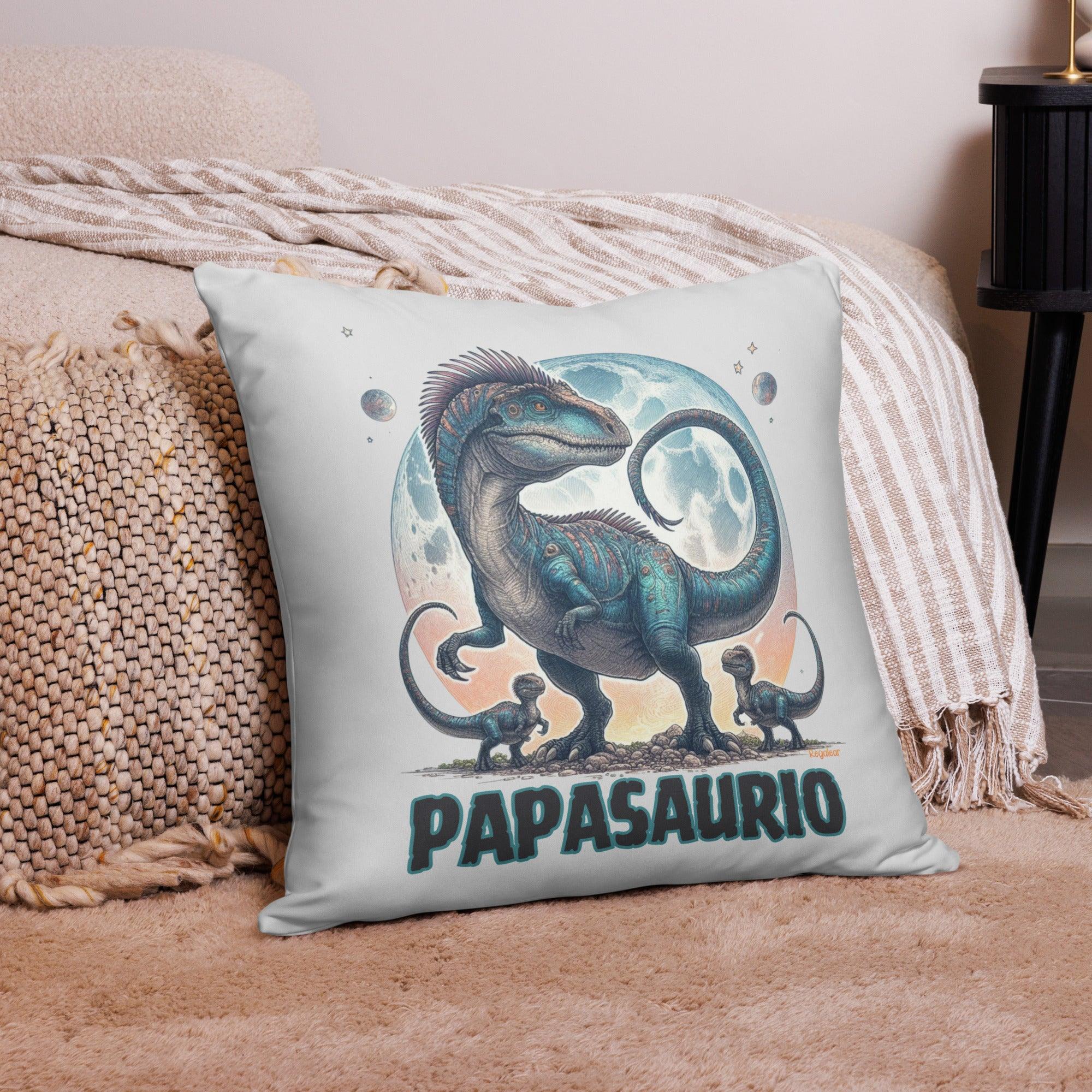 cojines personalizados papasaurio