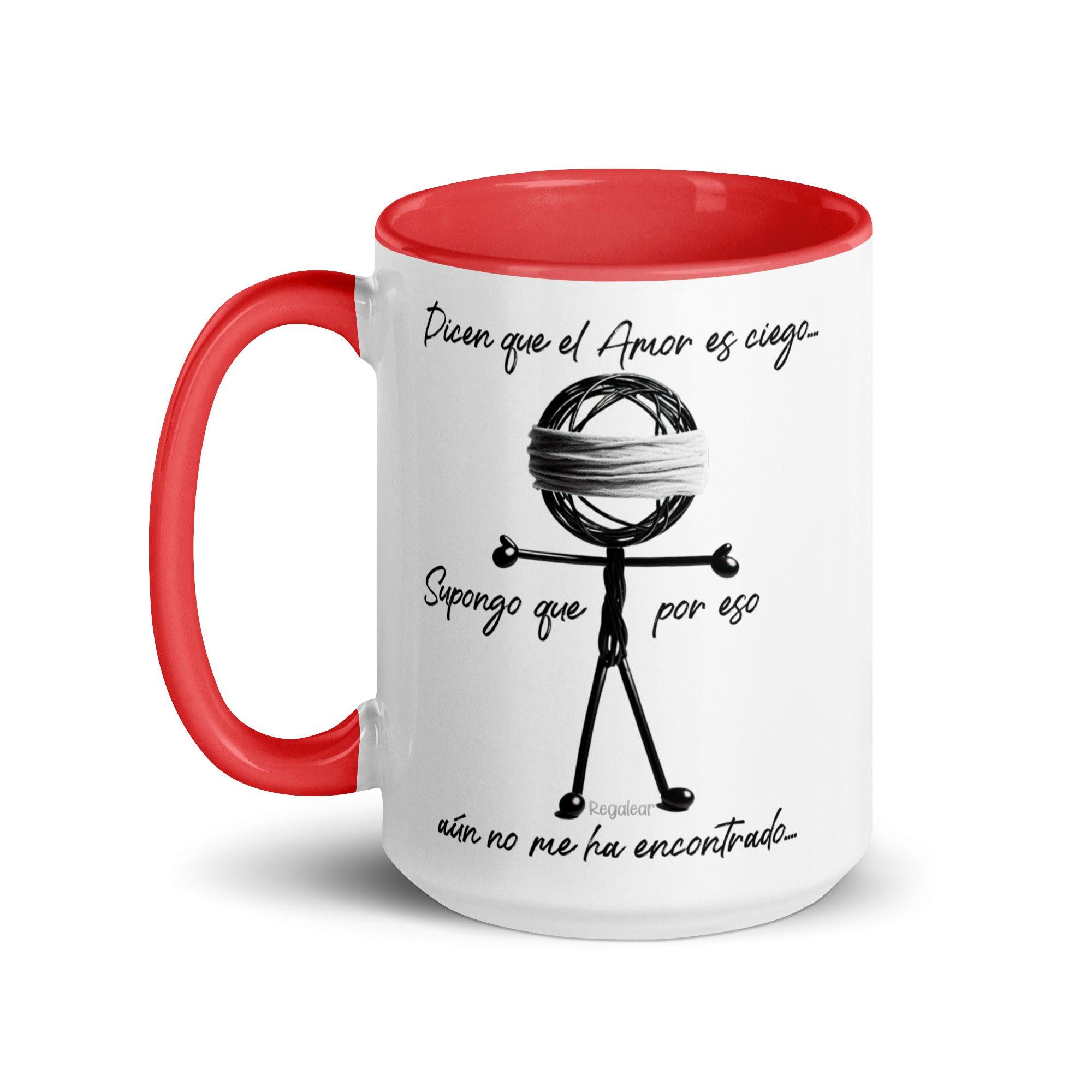 Taza Premium El amor es ciego